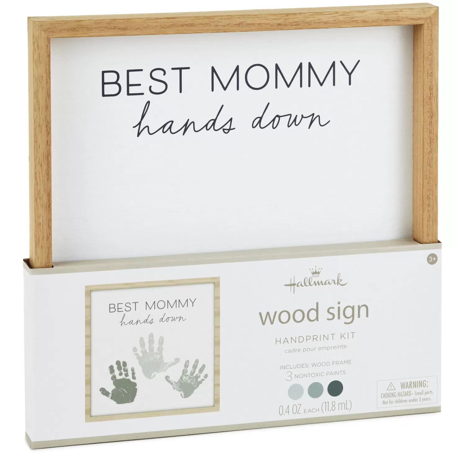 Best Best Mommy Hands Down Wood Sign Handprint Kit Baby