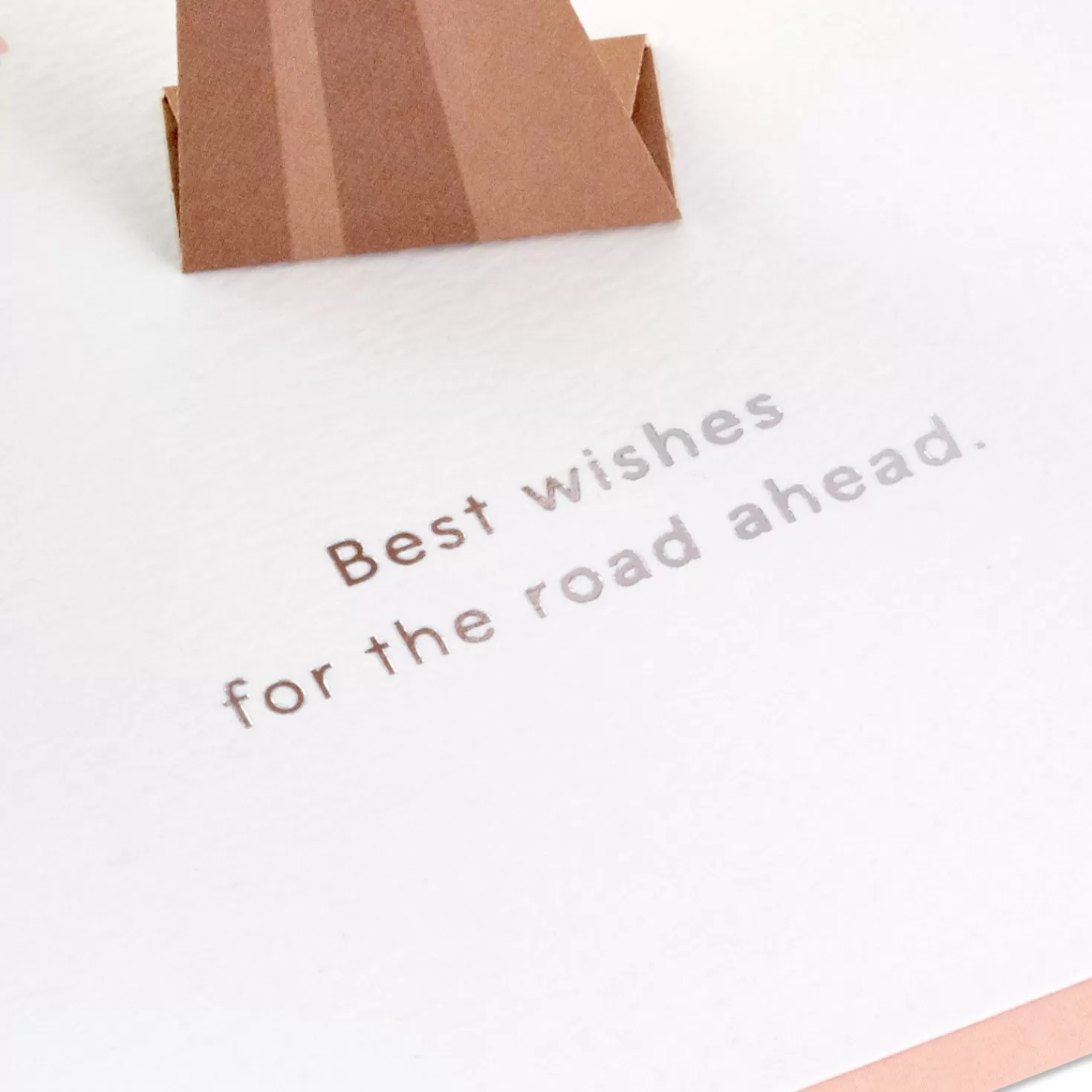 Best Best Wishes For The Road Ahead 3D Pop-Up Wedding Card Wedding