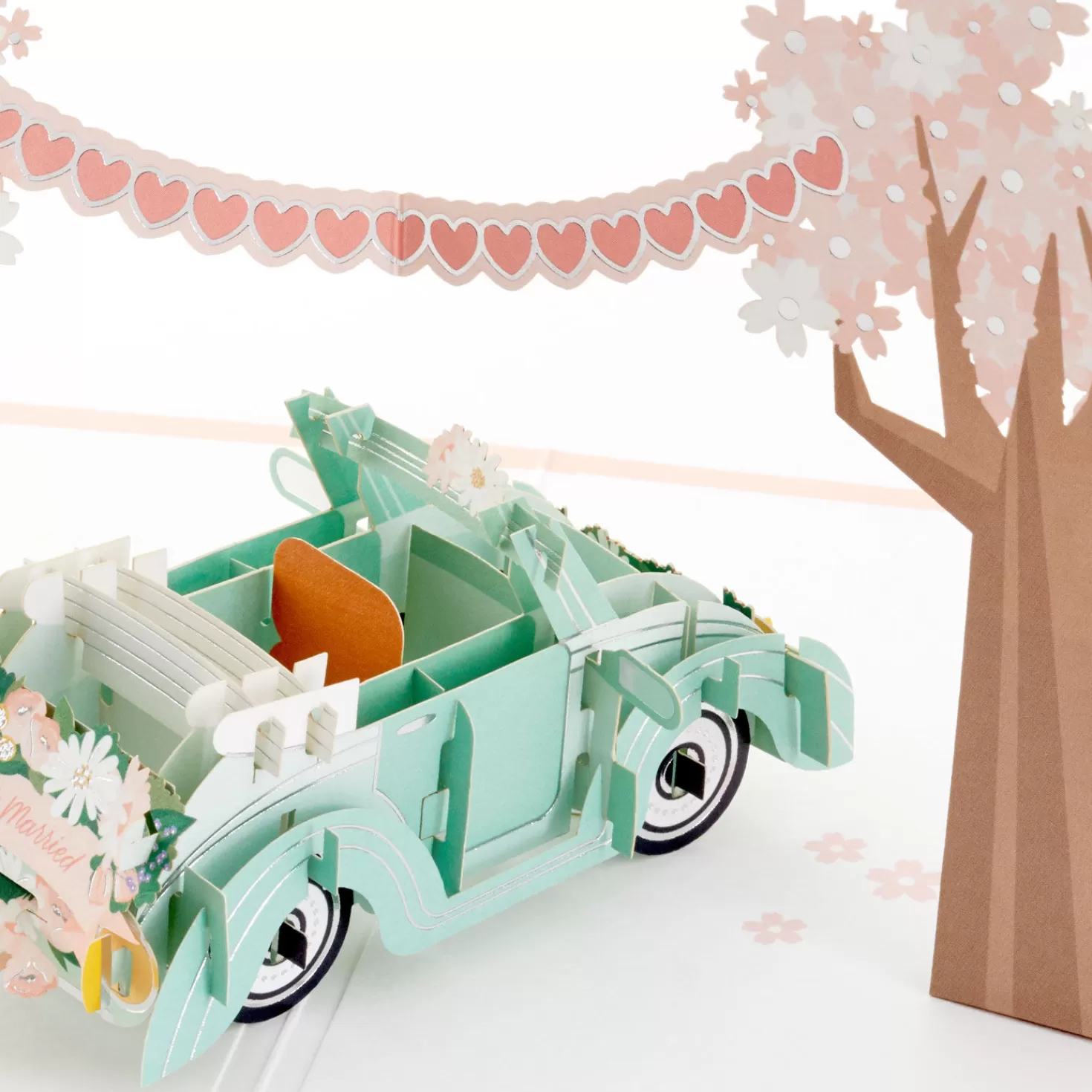 Best Best Wishes For The Road Ahead 3D Pop-Up Wedding Card Wedding