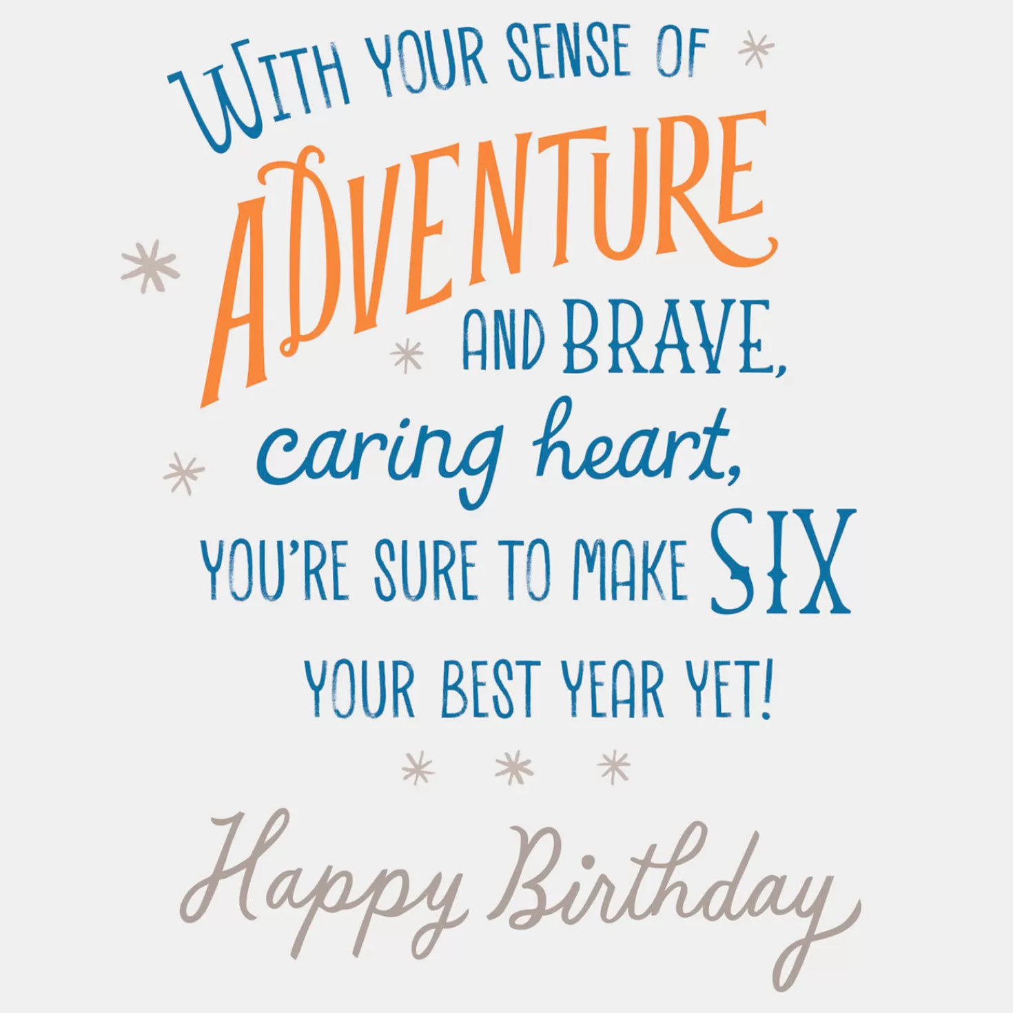 Birthday>Hallmark Best Year Yet 6Th Birthday Card
