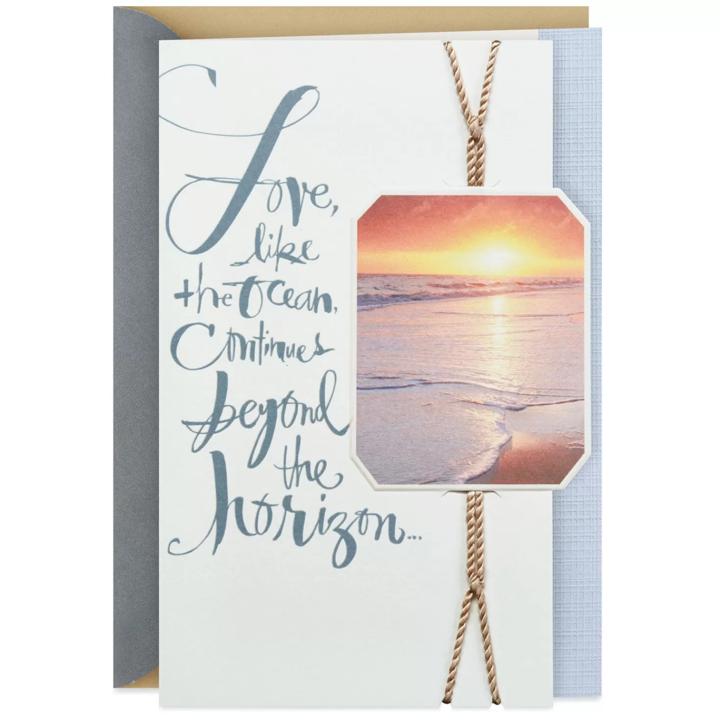 Fashion Beyond The Horizon Ocean Photo Sympathy Card Sympathy