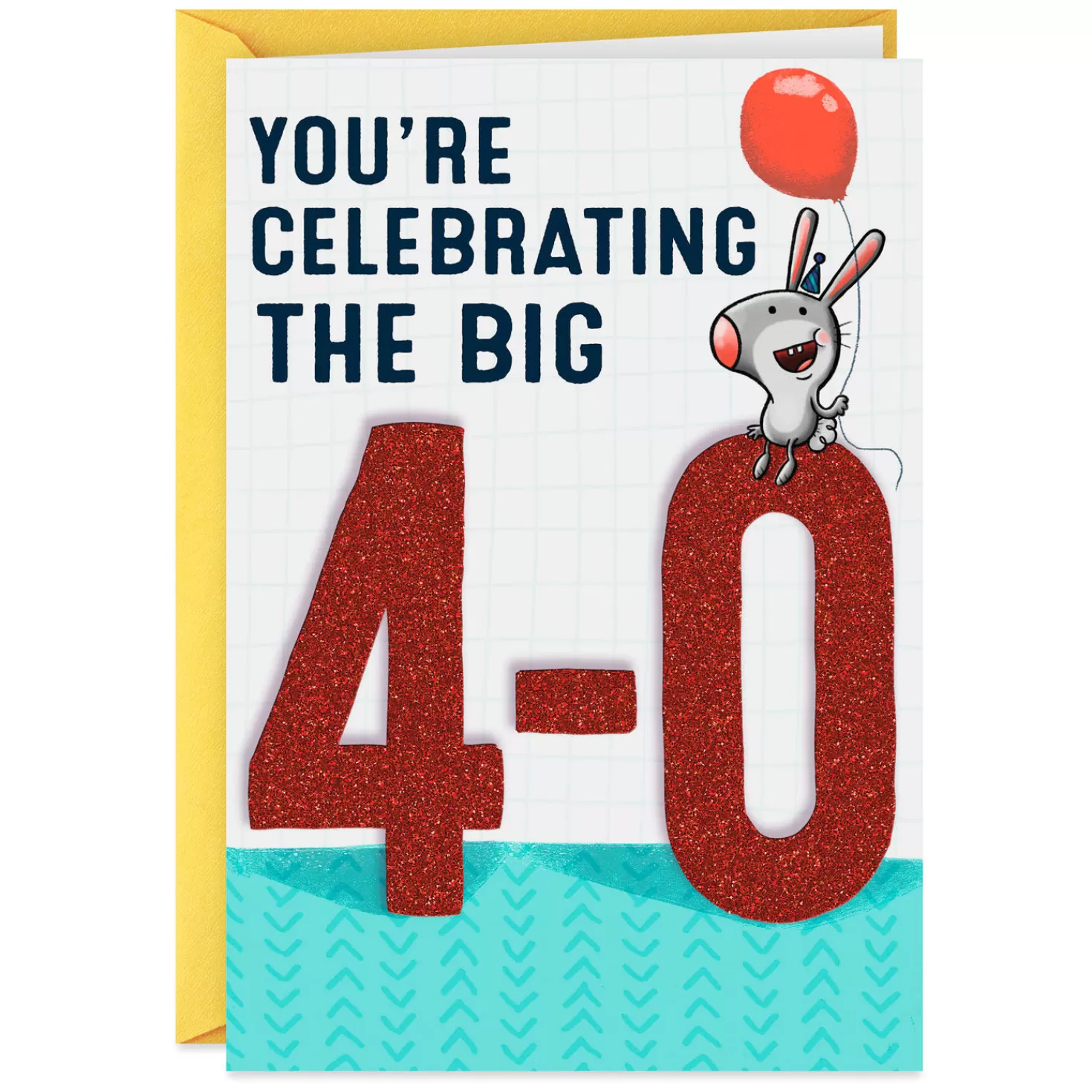 Birthday>Hallmark Big 4-Oh-My-God Funny 40Th Birthday Card