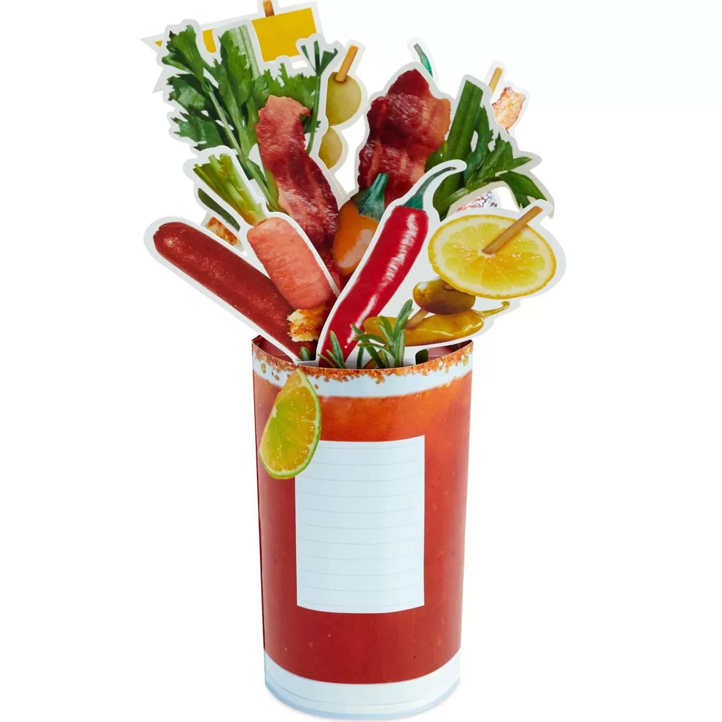 Best Sale Big Bloody Mary Drink Celebrate Funny 3D Pop-Up Card Congratulations