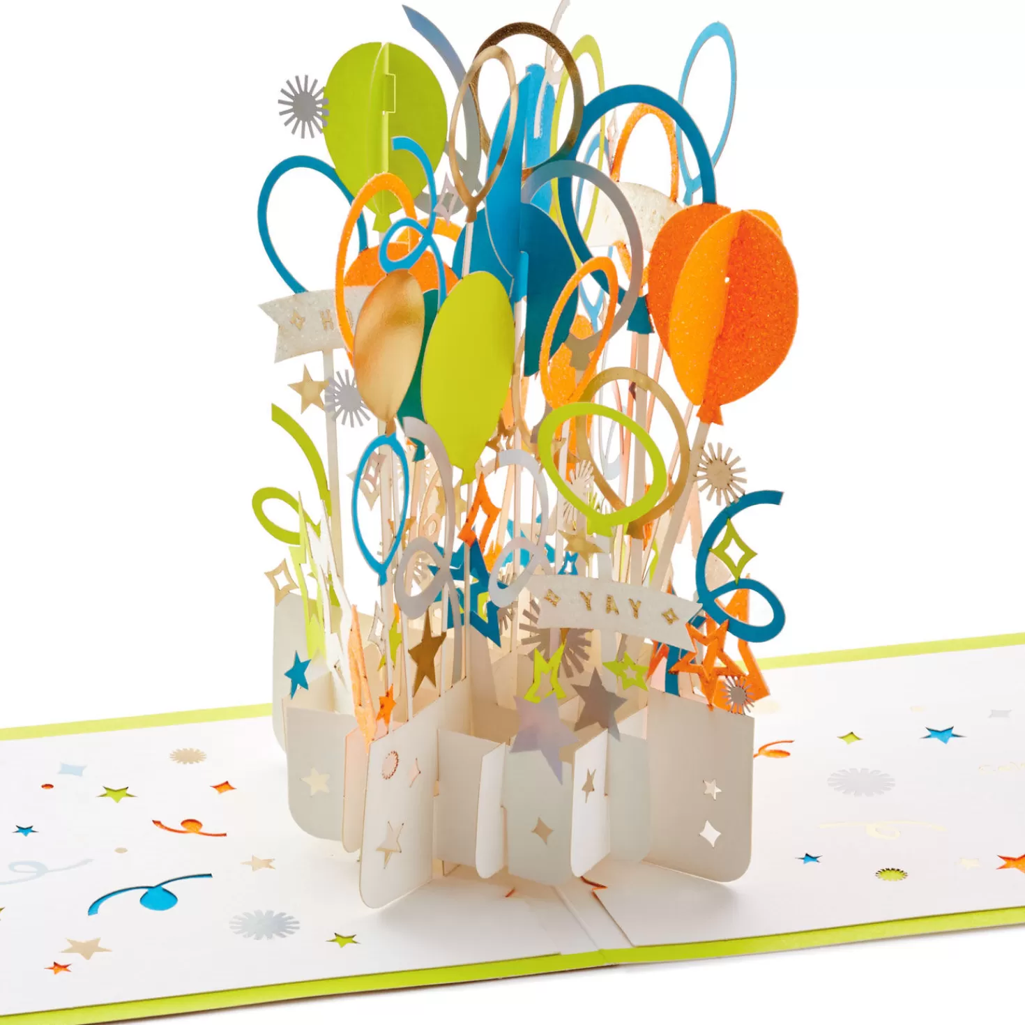 Store Big-Time Celebration Balloons 3D Pop-Up Card Graduation