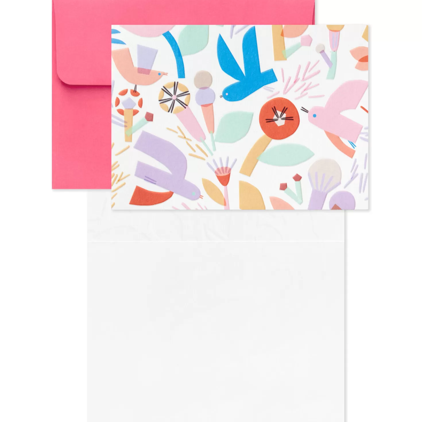 Best Birds And Blooms Boxed Blank Note Cards Multipack, Pack Of 10 Thank You