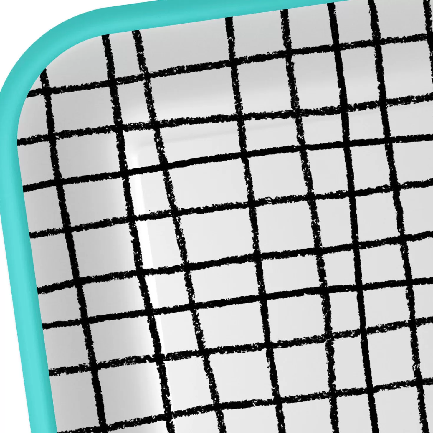 Sale Black And White Grid Square Dessert Plates, Set Of 8 Graduation
