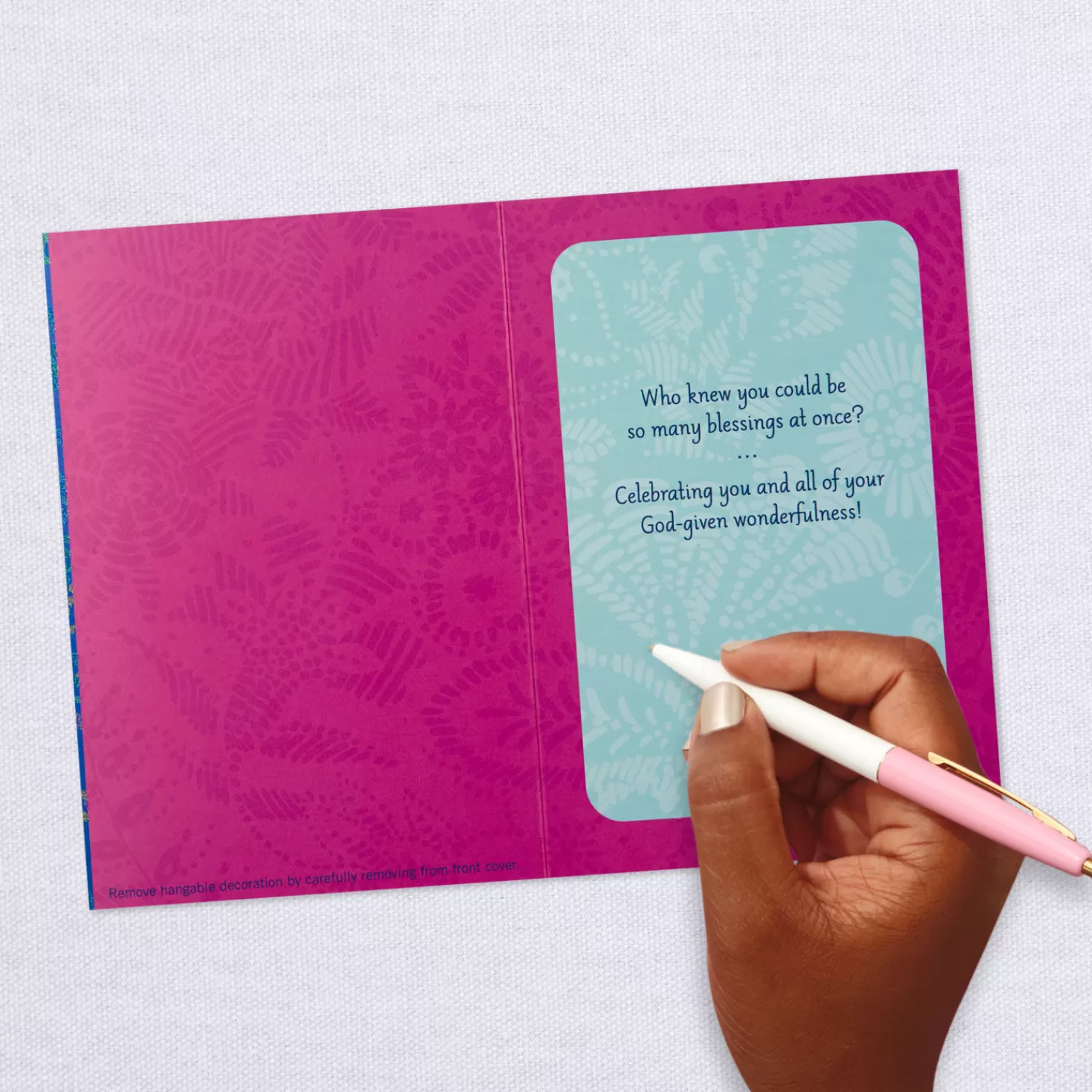 Birthday>Hallmark Black, Brilliant And Beautiful Birthday Card With Decoration