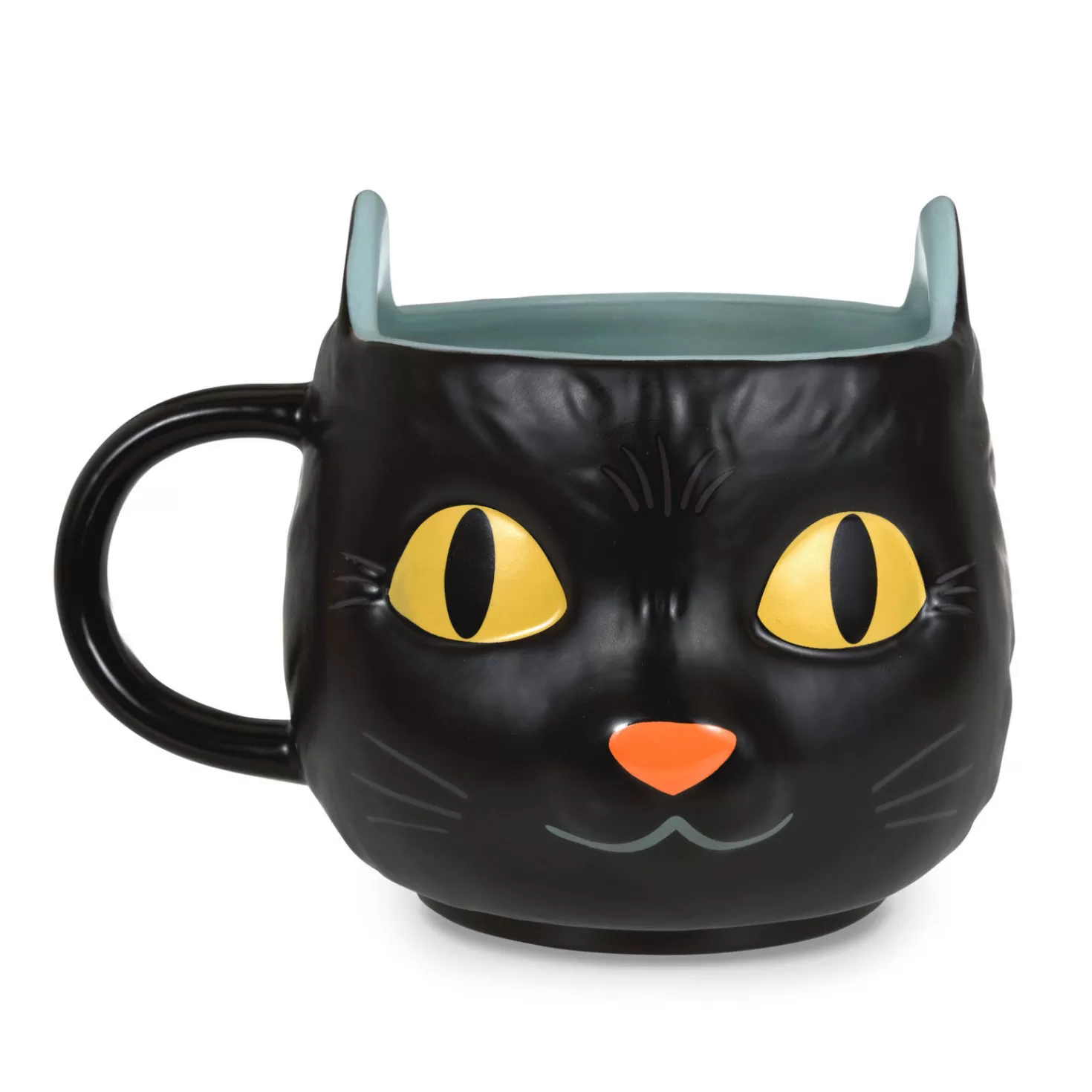 Halloween (10/31)>Hallmark Black Cat Glow-In-The-Dark Mug, 22 Oz.