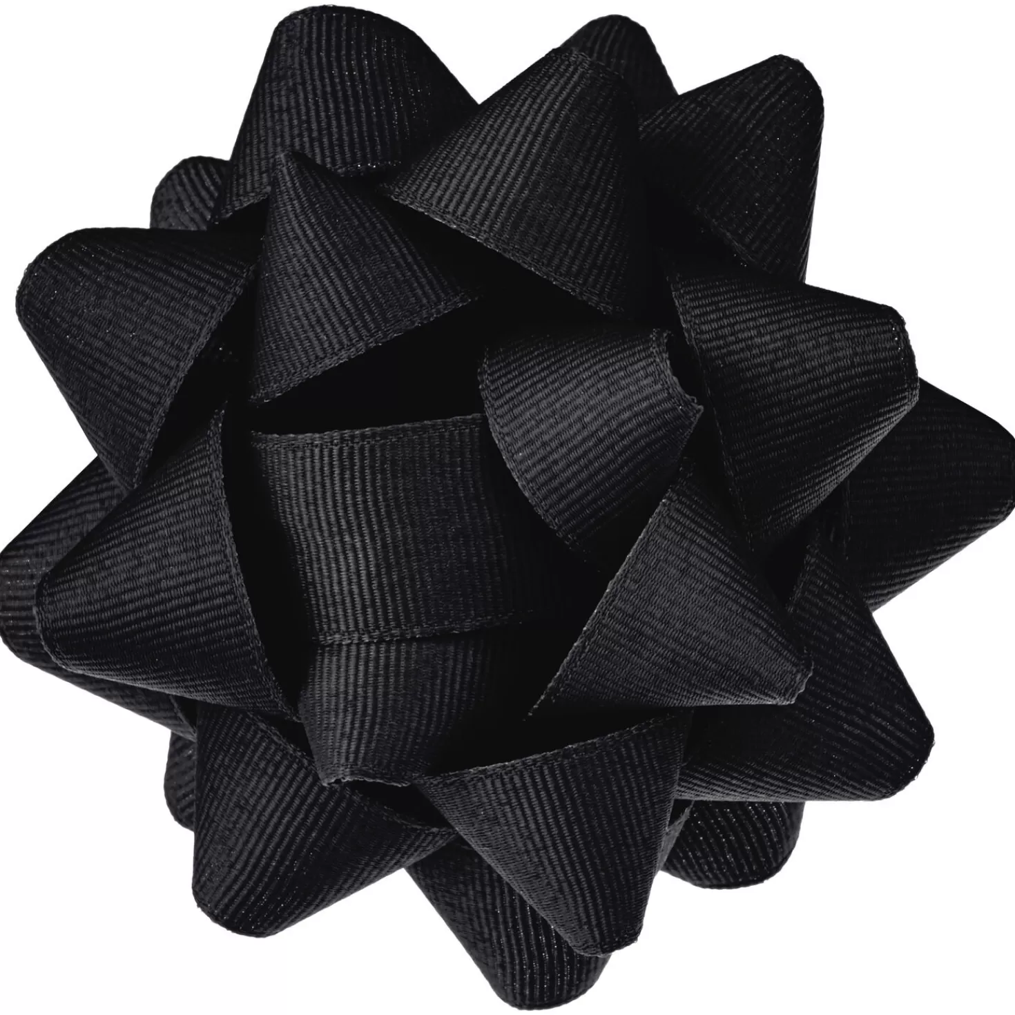 Halloween (10/31)>Hallmark Black Grosgrain Ribbon Gift Bow, 4.6"