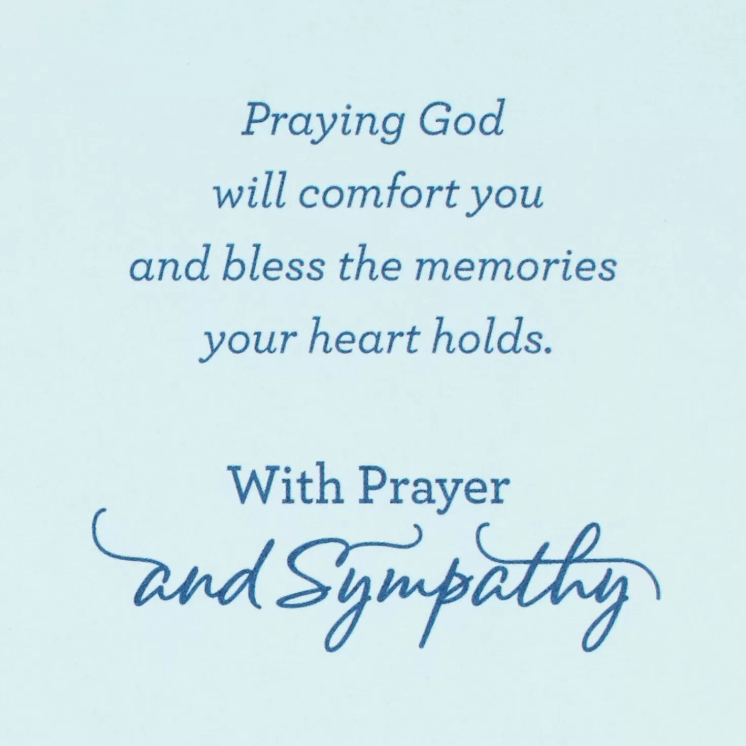 Cheap Bless The Memories Religious Sympathy Card For Loss Of Husband Sympathy