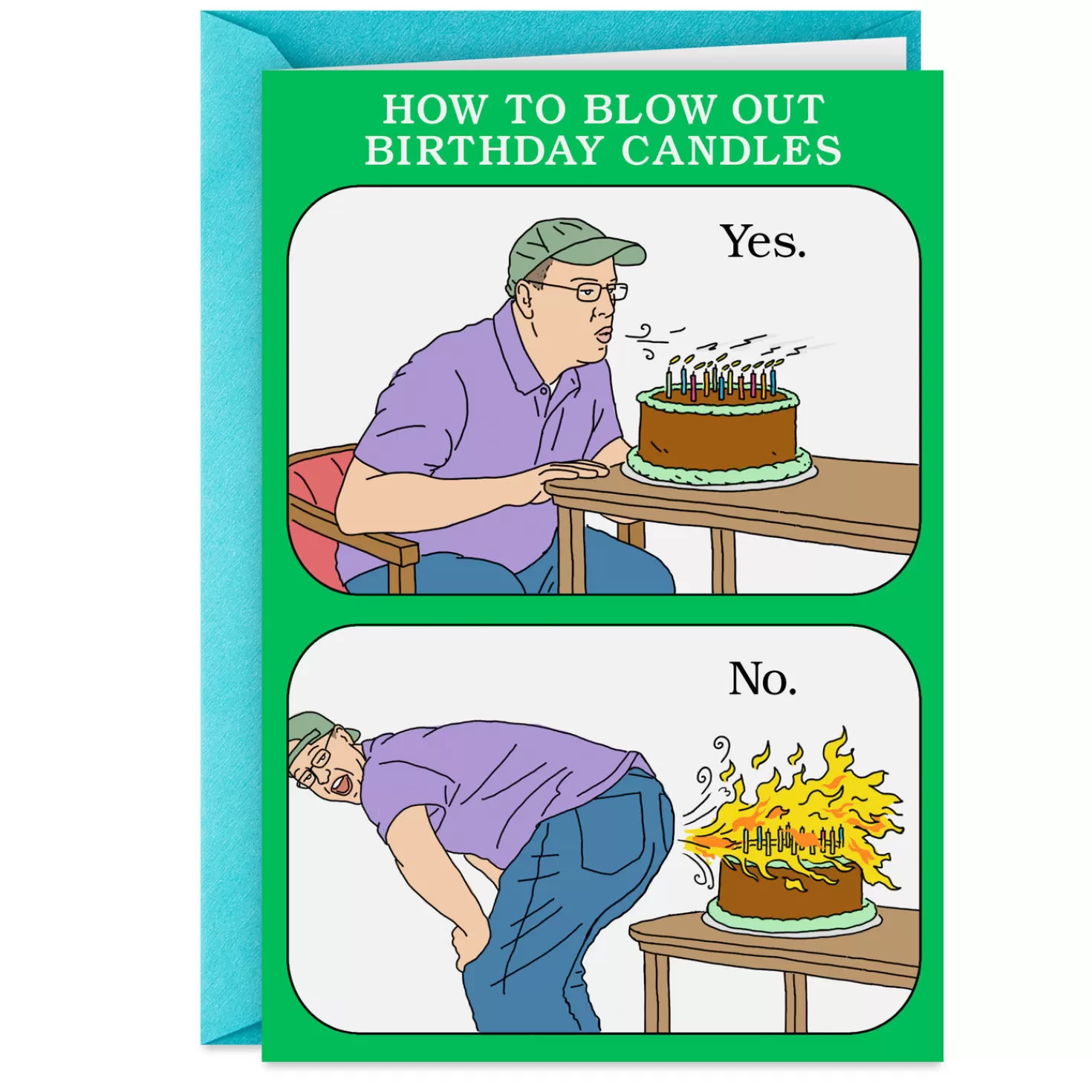 Birthday>Hallmark Blow Out The Candles Funny Birthday Card