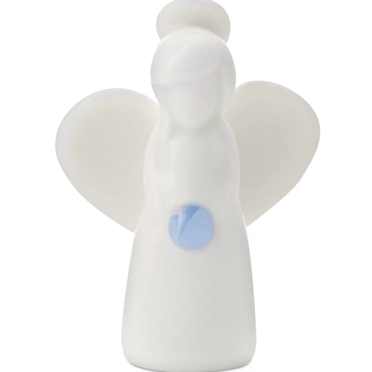 New Blue Lace Agate Angel Of Peace Mini Angel Figurine, 2" Encouragement