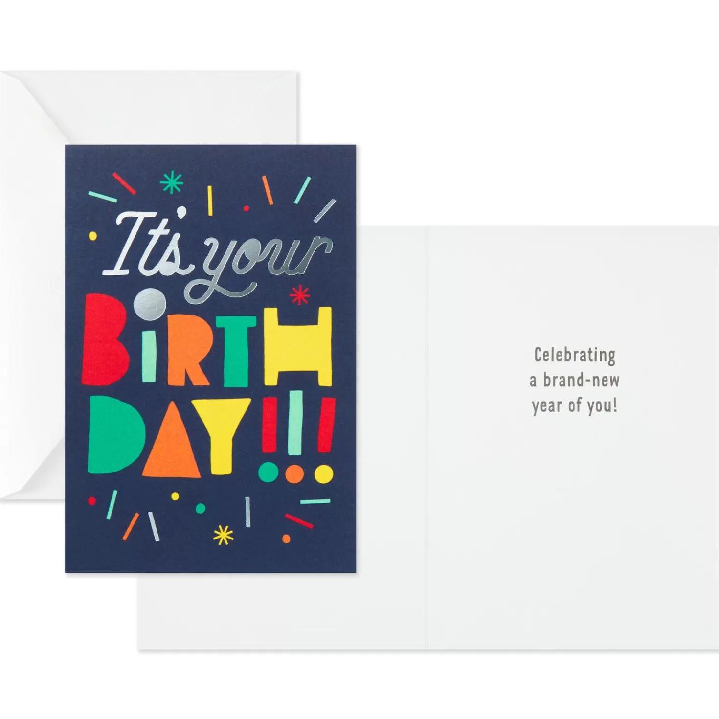 Birthday>Hallmark Bold And Bright Assorted Birthday Cards, Pack Of 12