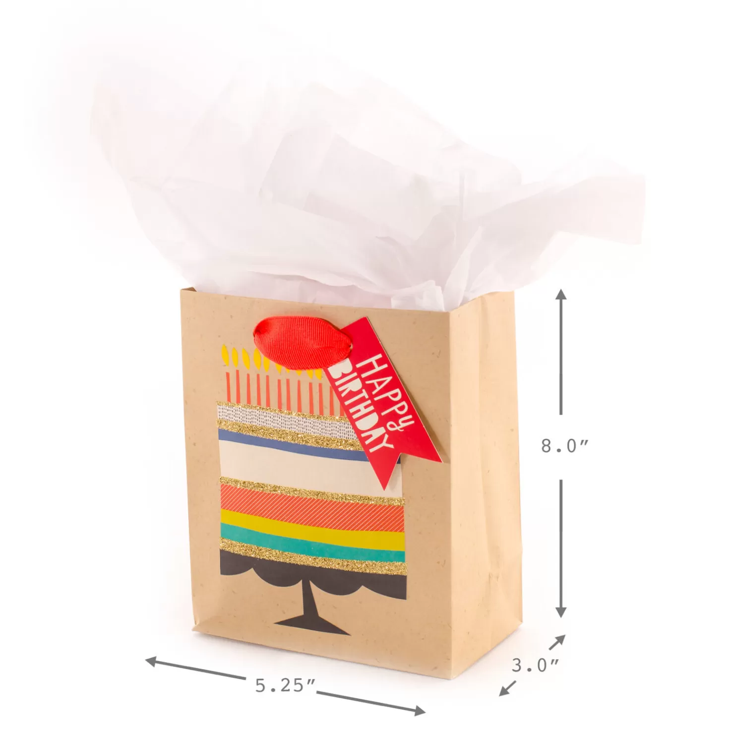 Birthday>Hallmark Bold Birthday 3-Pack Assorted Gift Bags With Tissue