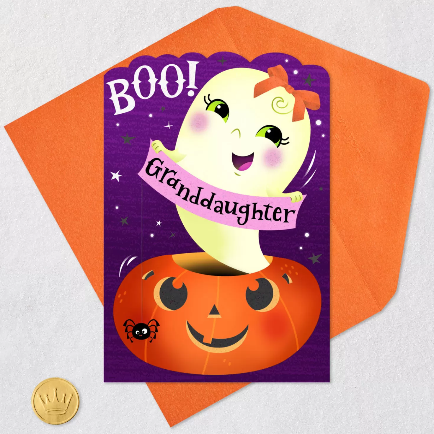 Halloween (10/31)>Hallmark Boo For Very Loved You Halloween Card For Granddaughter