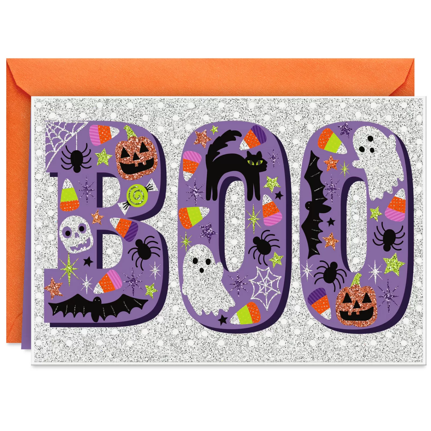 Halloween (10/31)>Hallmark Boo Halloween Icons Halloween Card