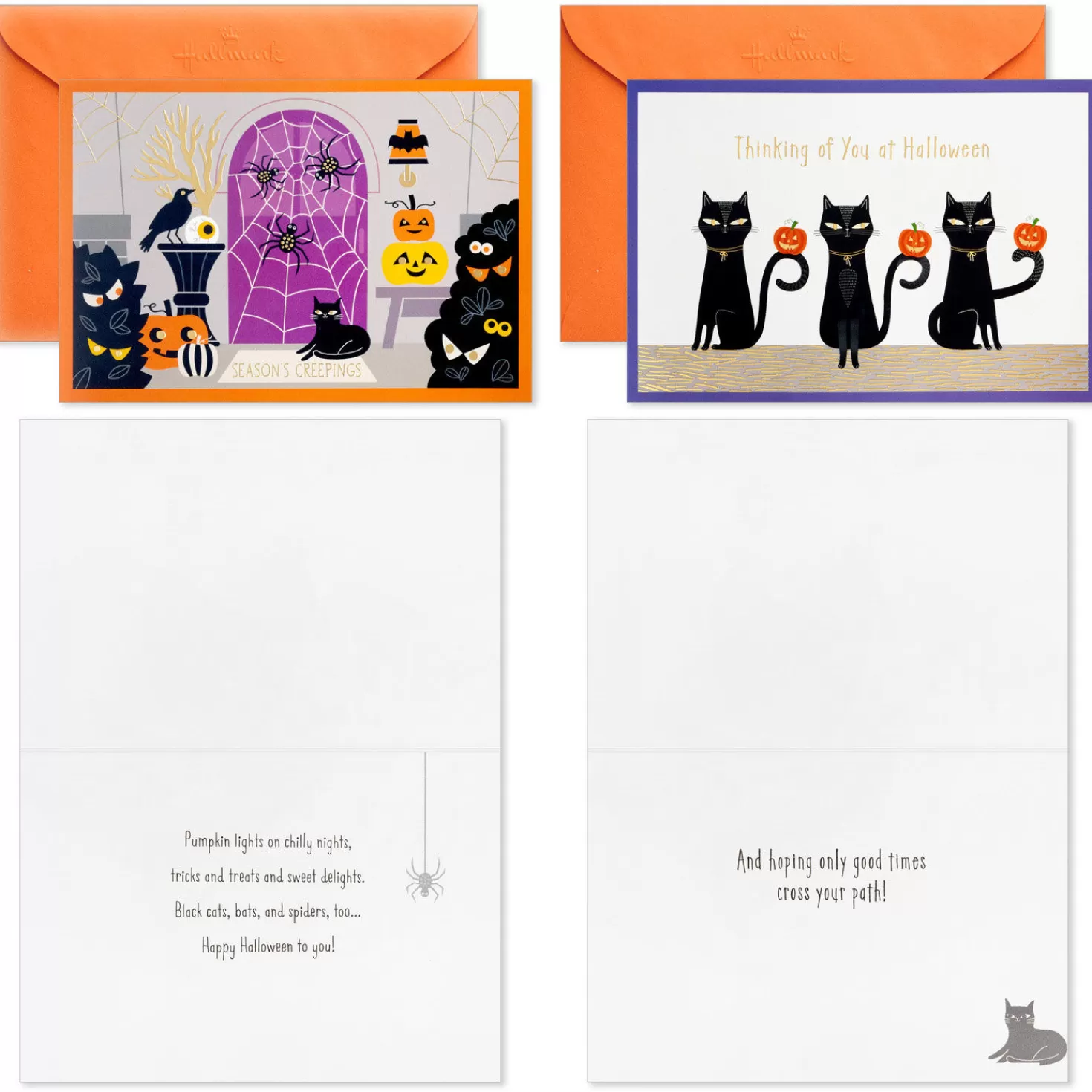 Halloween (10/31)>Hallmark Boo To You Boxed Halloween Cards Assortment, Pack Of 36