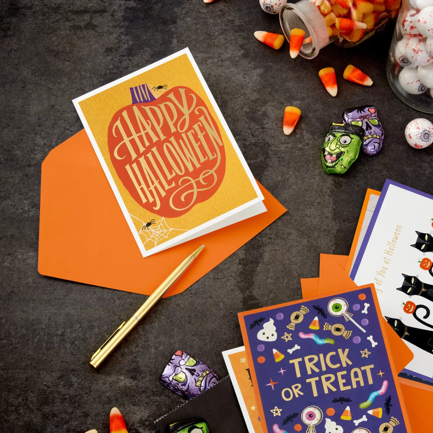 Halloween (10/31)>Hallmark Boo To You Boxed Halloween Cards Assortment, Pack Of 36