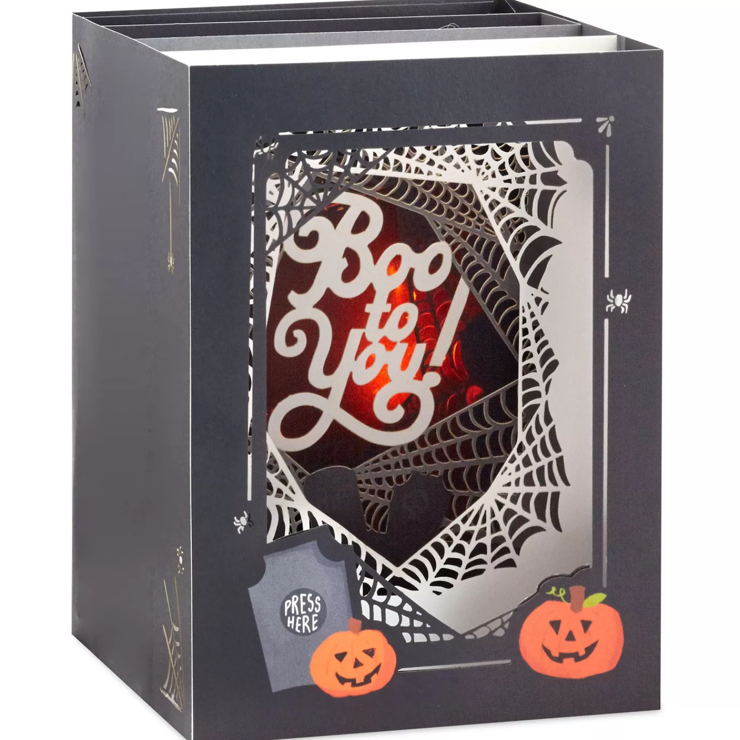 Halloween (10/31)>Hallmark Boo To You Musical 3D Pop-Up Halloween Card With Light