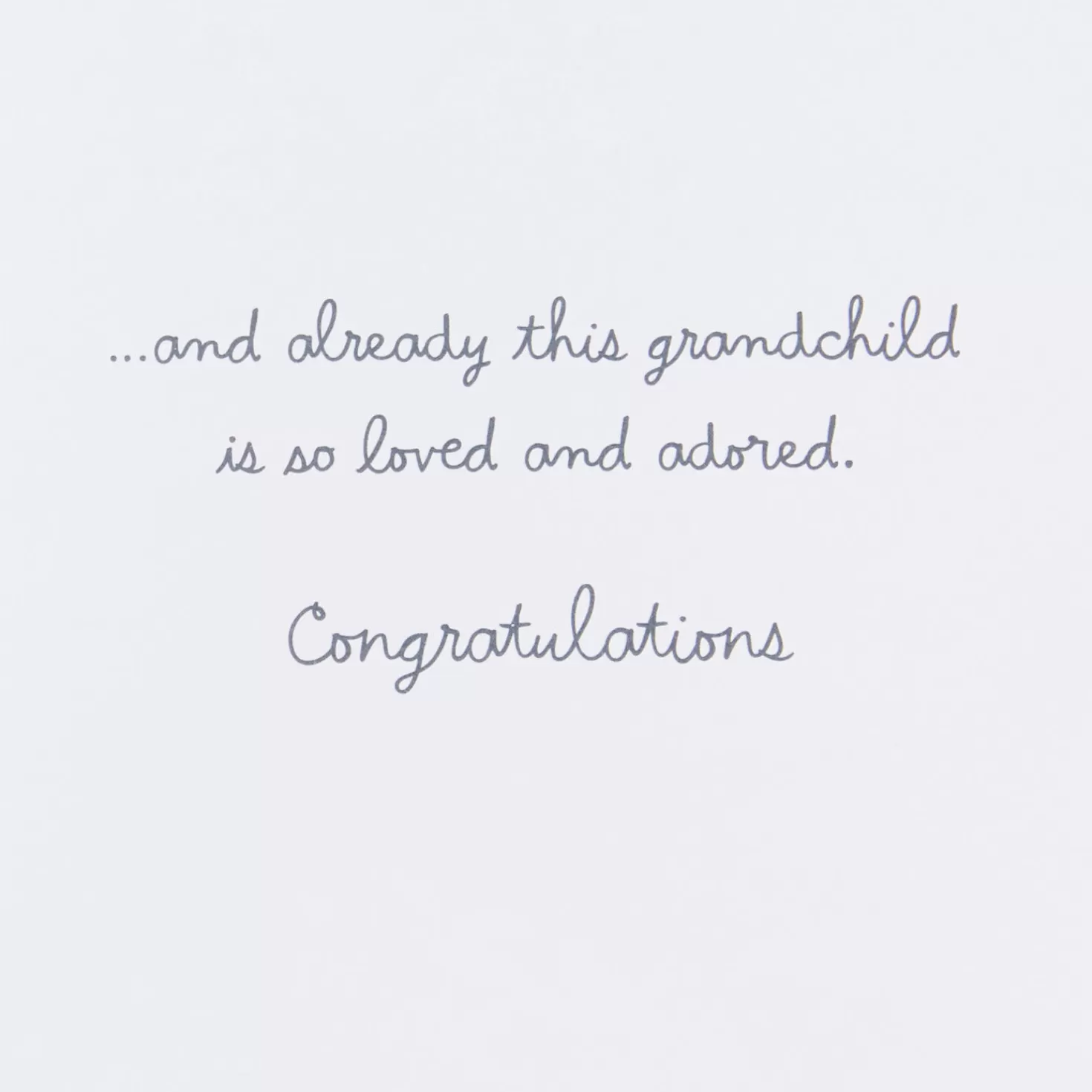 Baby>Hallmark Booties For Expectant Grandparents New Baby Card