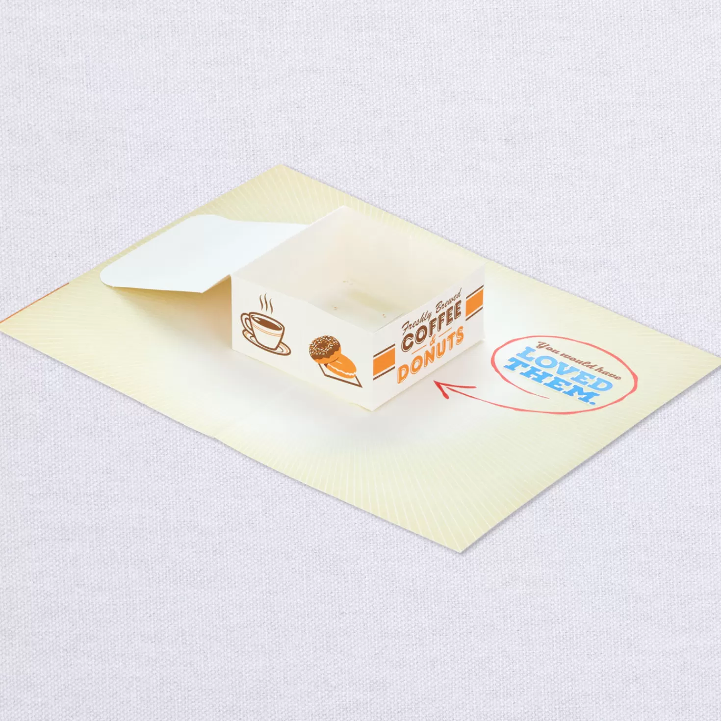 Birthday>Hallmark Box Of Donuts Funny Pop-Up Birthday Card For Brother