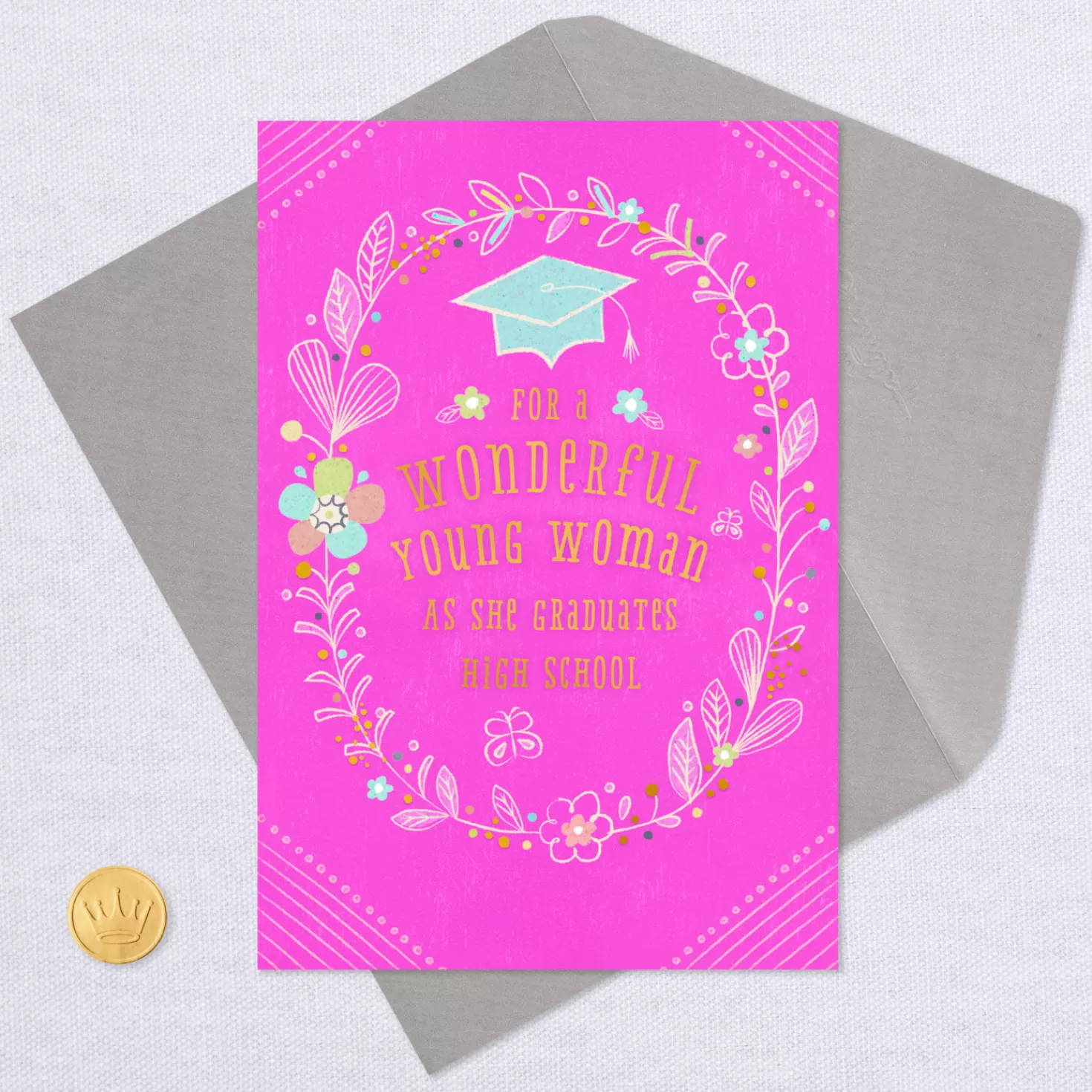 Best Bright And Beautiful Future High School Graduation Card For Her Graduation