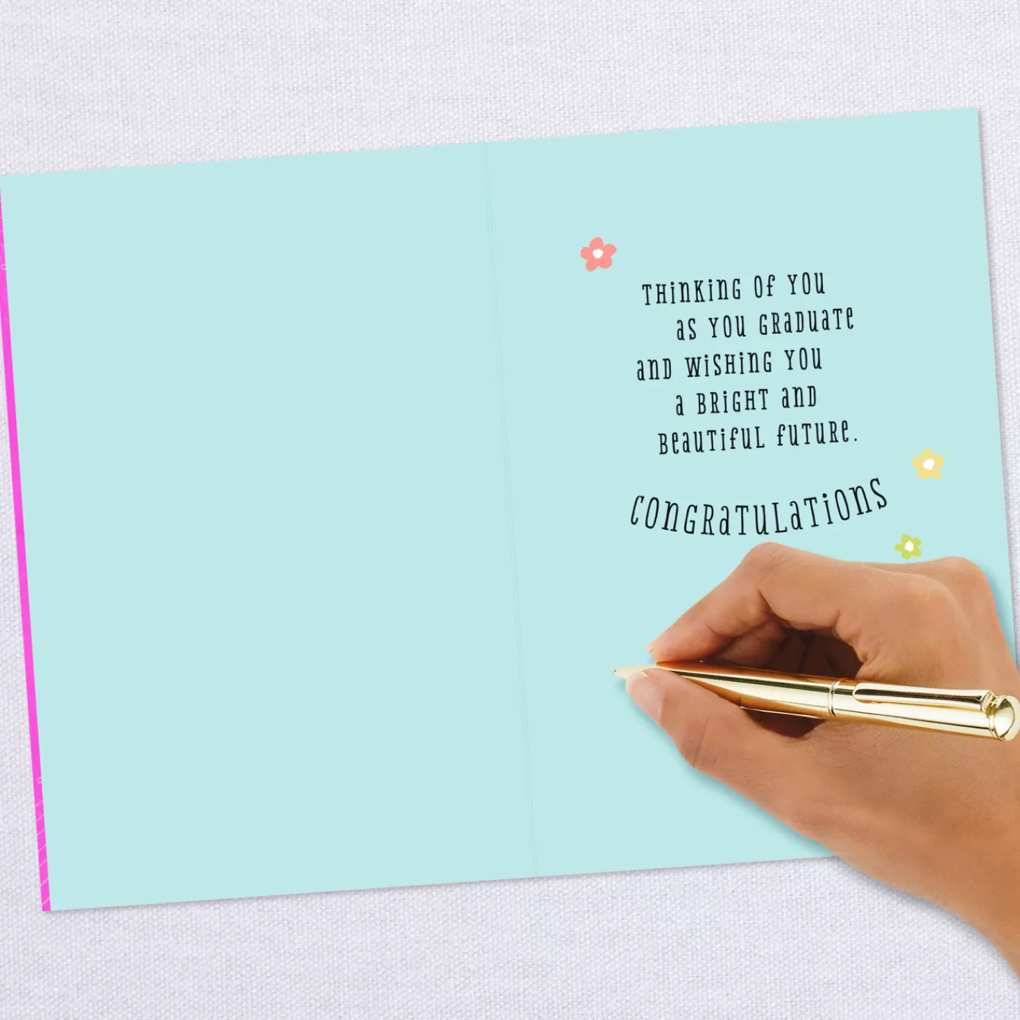 Best Bright And Beautiful Future High School Graduation Card For Her Graduation