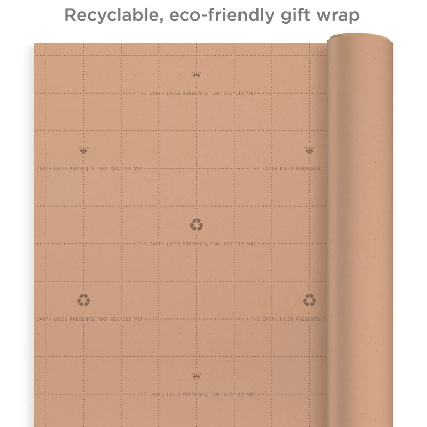 Birthday>Hallmark Bulk Kraft Paper And White 2-Pack Wrapping Paper, 160 Sq. Ft. Total