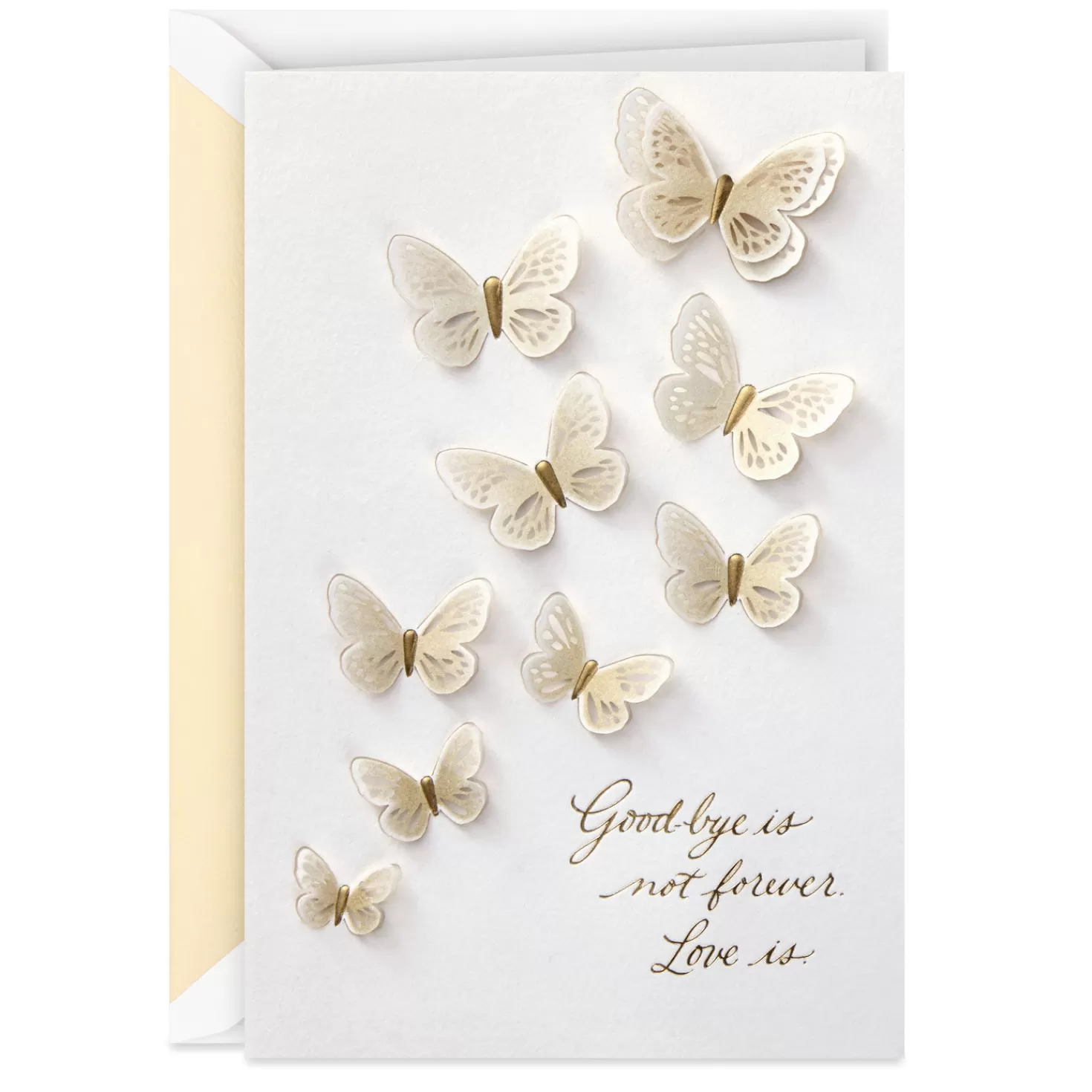 Fashion Butterflies In Flight Sympathy Card Sympathy