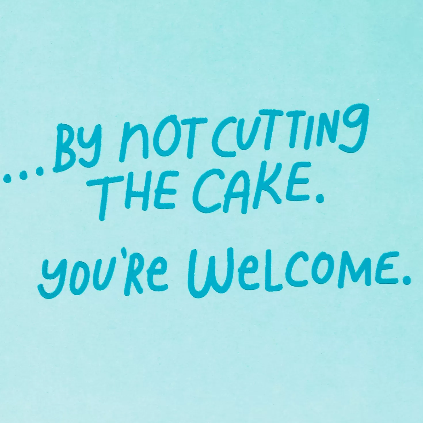 Birthday>Hallmark Cake Hack Funny Birthday Card