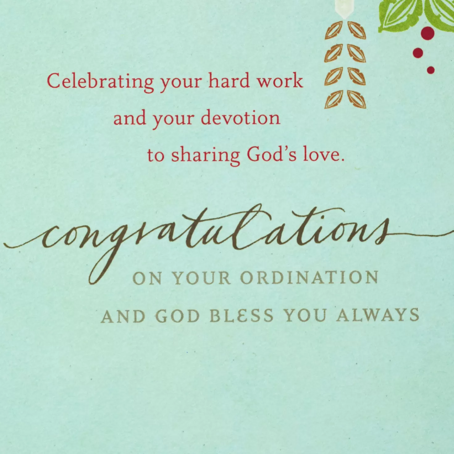 Fashion Called And Ordained Religious Clergy Ordination Card Congratulations