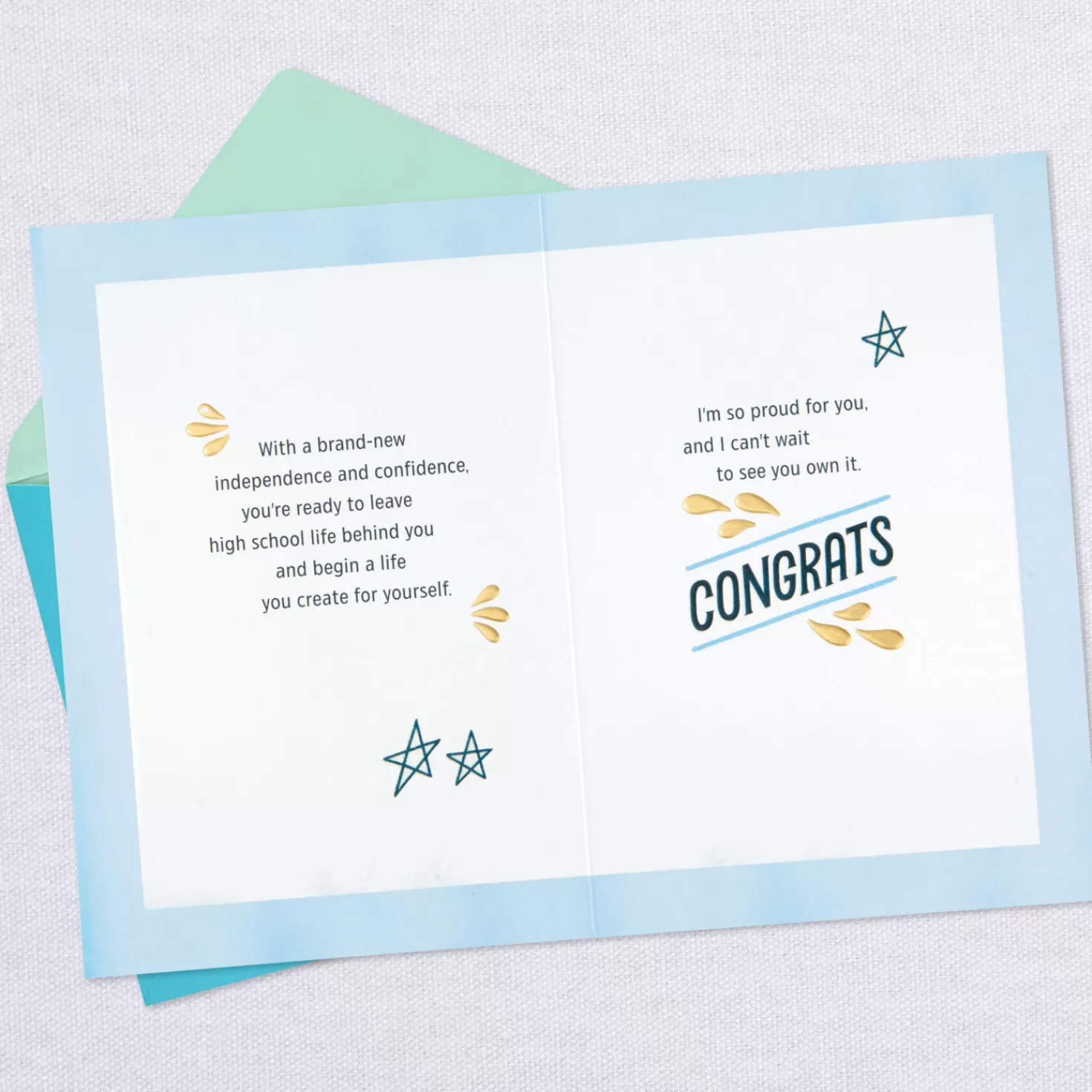 Store Can'T Wait To See You Own It High School Graduation Card Graduation