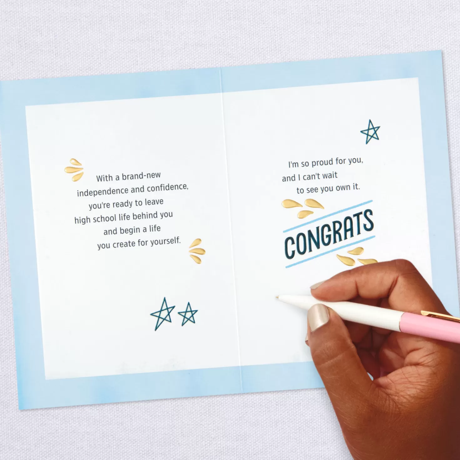 Store Can'T Wait To See You Own It High School Graduation Card Graduation