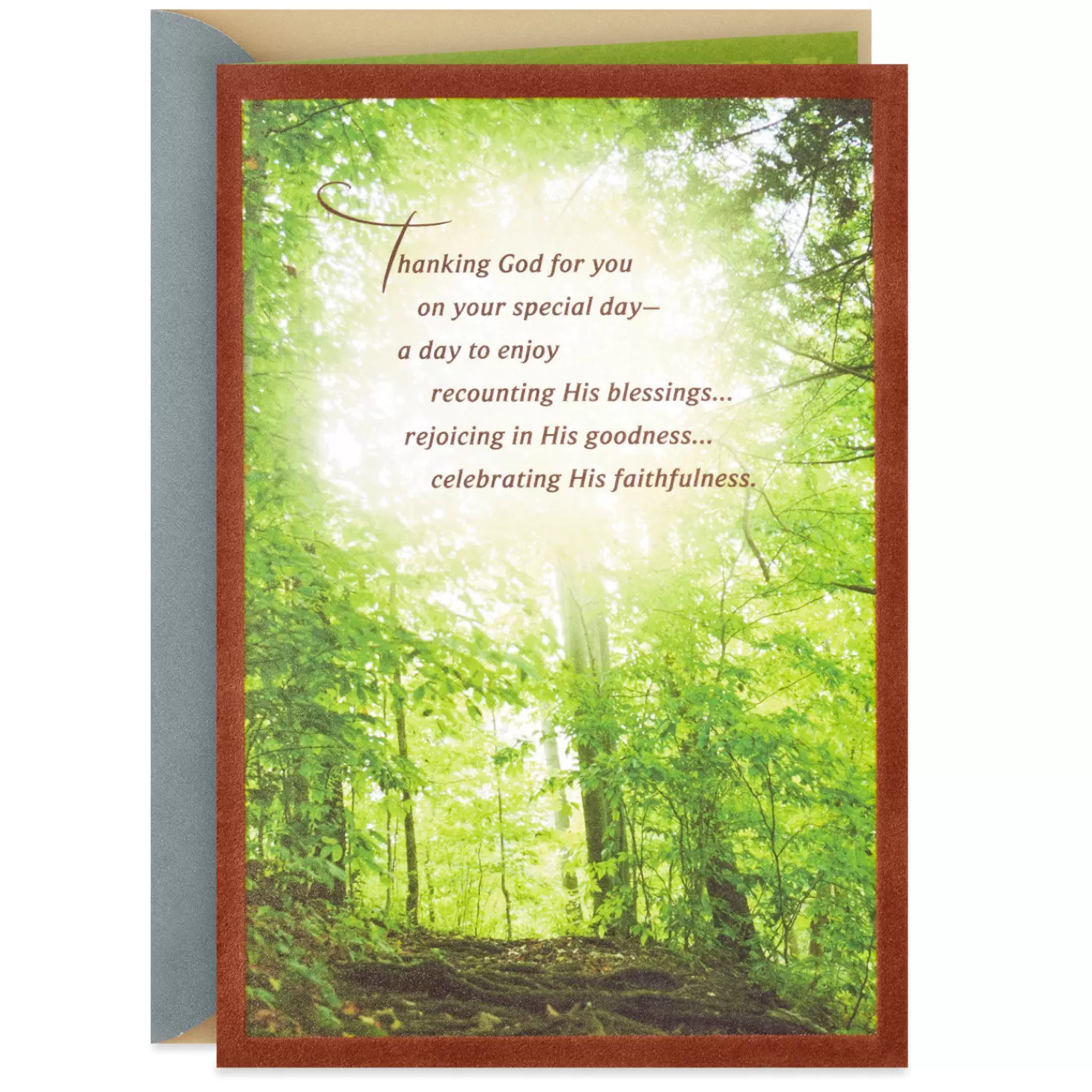 Birthday>Hallmark Celebrate All That God Has Given You Religious Birthday Card