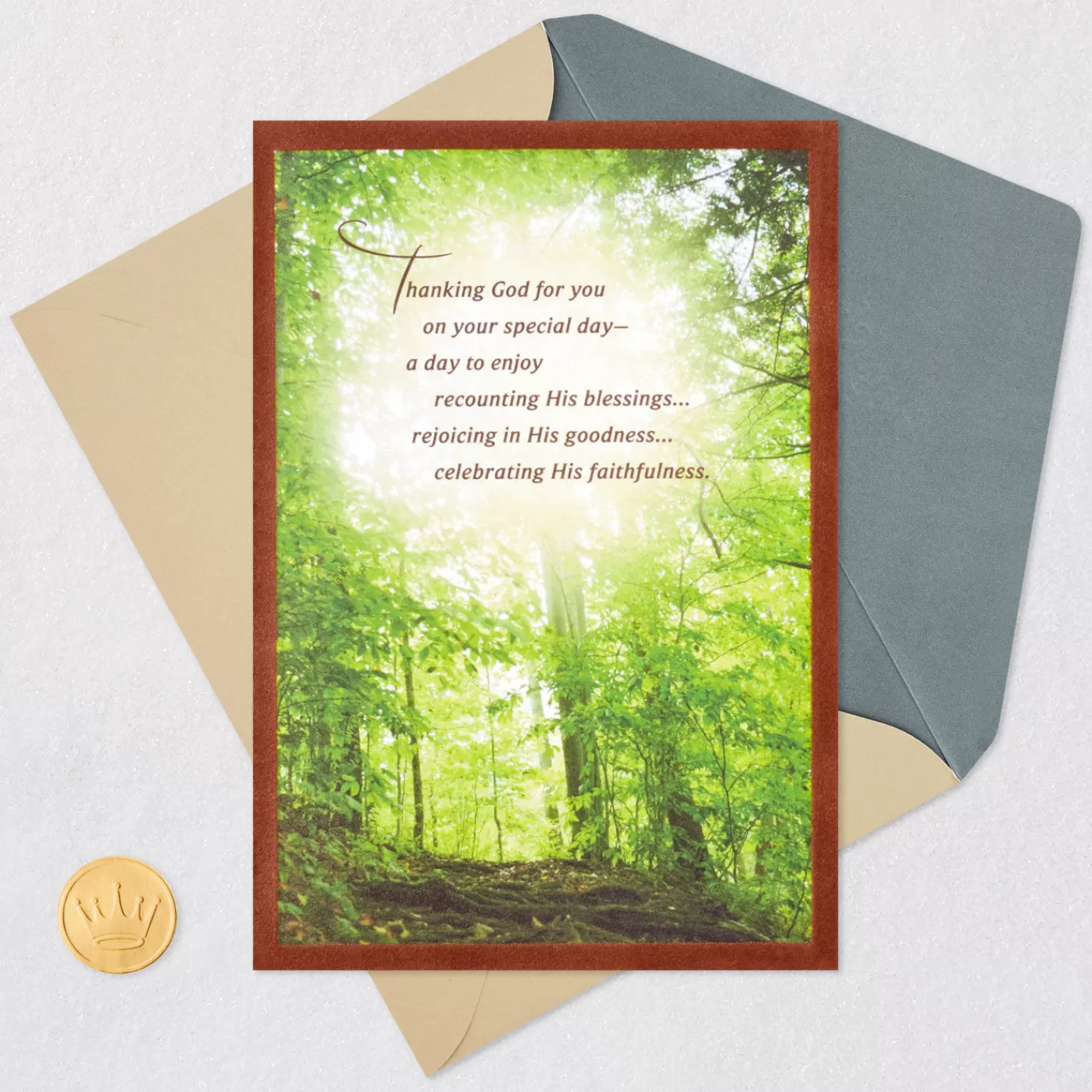 Birthday>Hallmark Celebrate All That God Has Given You Religious Birthday Card
