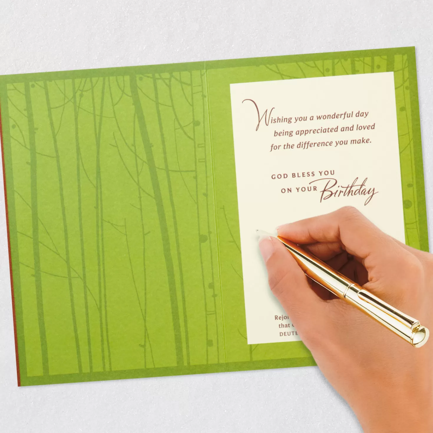 Birthday>Hallmark Celebrate All That God Has Given You Religious Birthday Card