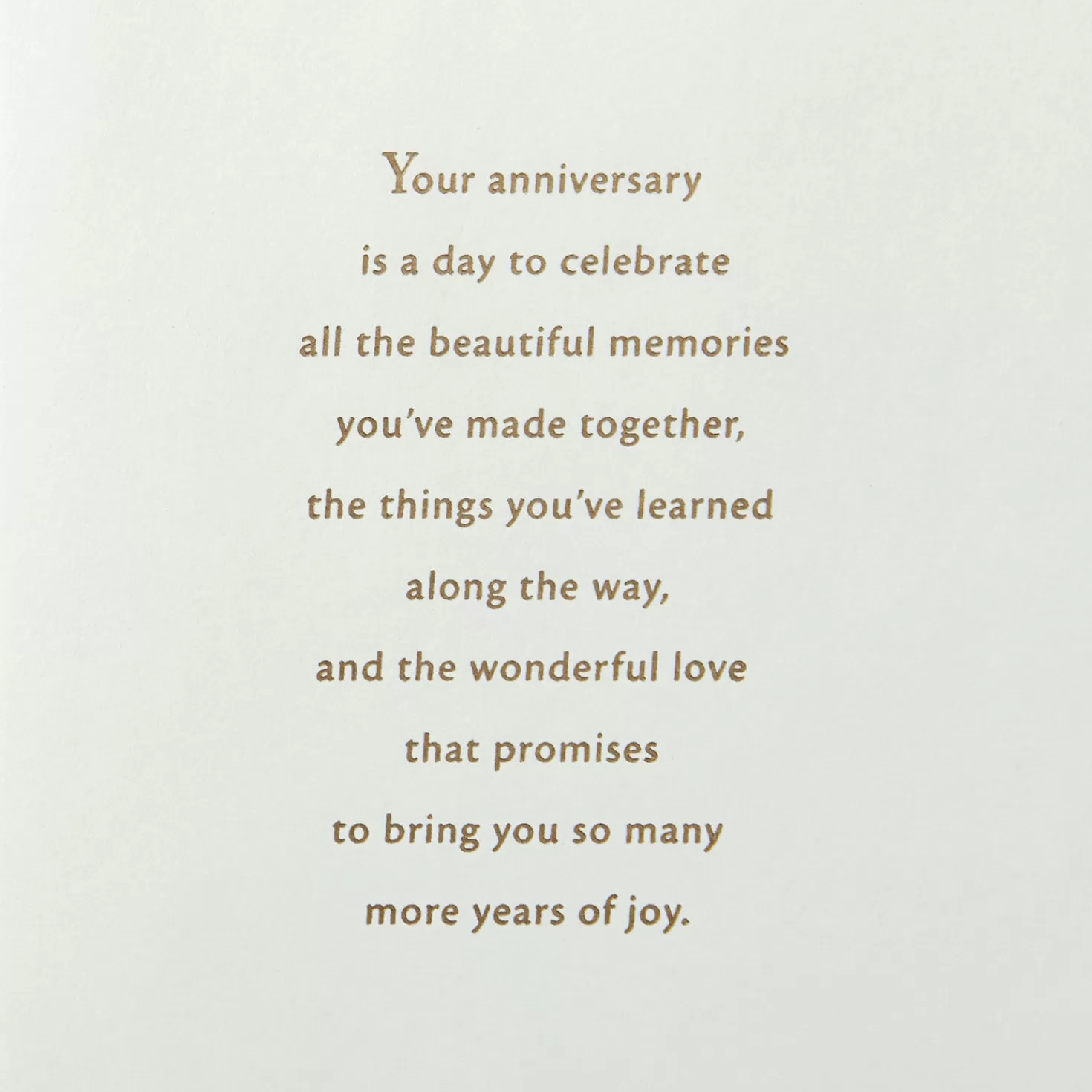 Anniversary>Hallmark Celebrate Beautiful Memories Anniversary Card