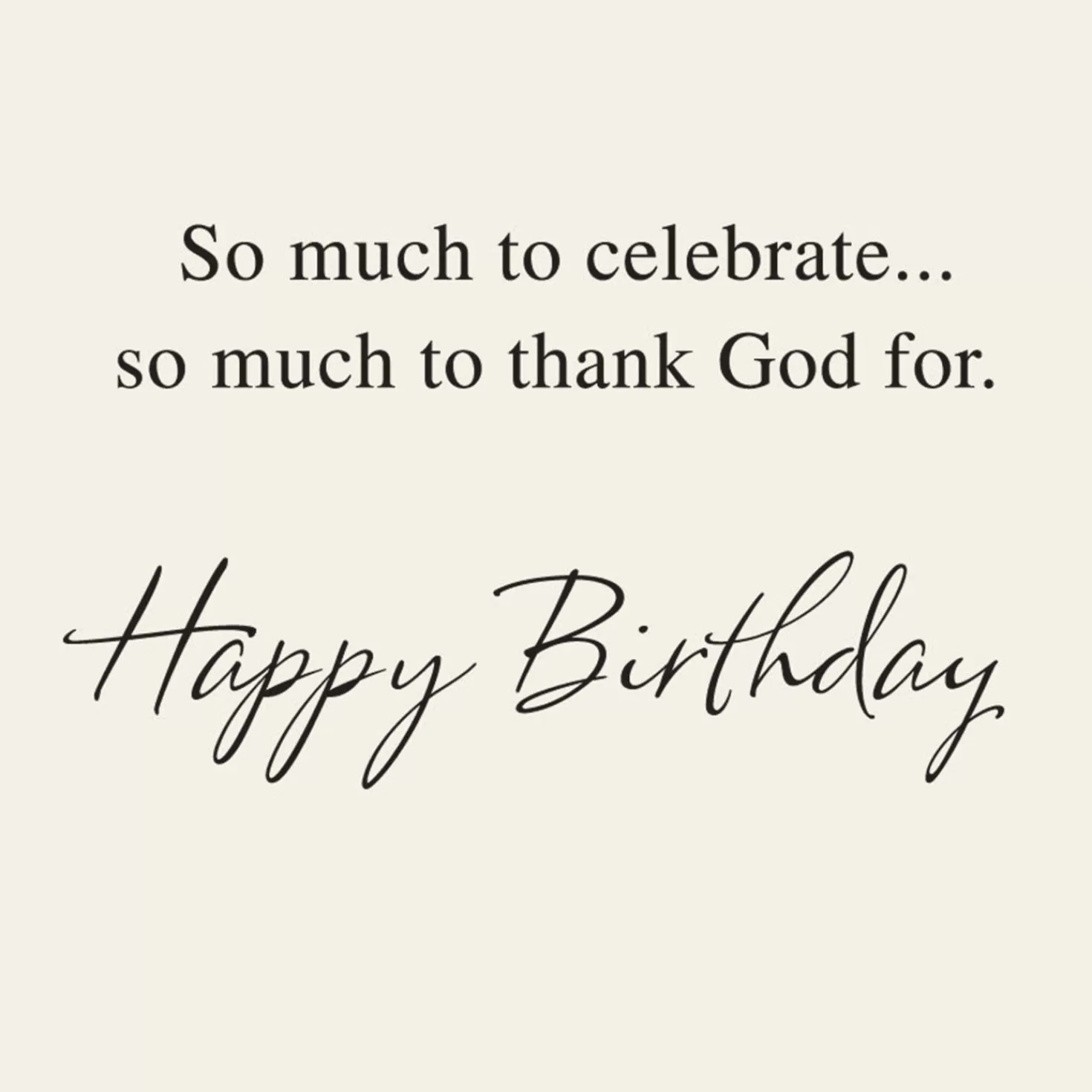 Birthday>Hallmark Celebrate Every Good Thing Religious Birthday Card