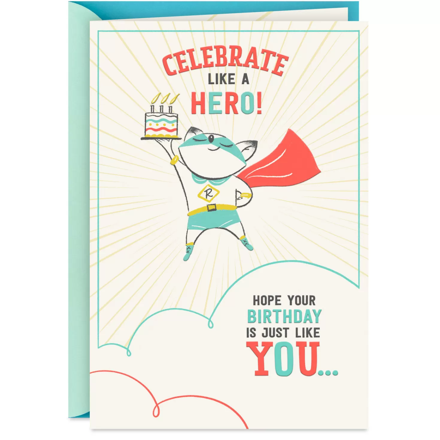 Birthday>Hallmark Celebrate Like A Hero Birthday Card