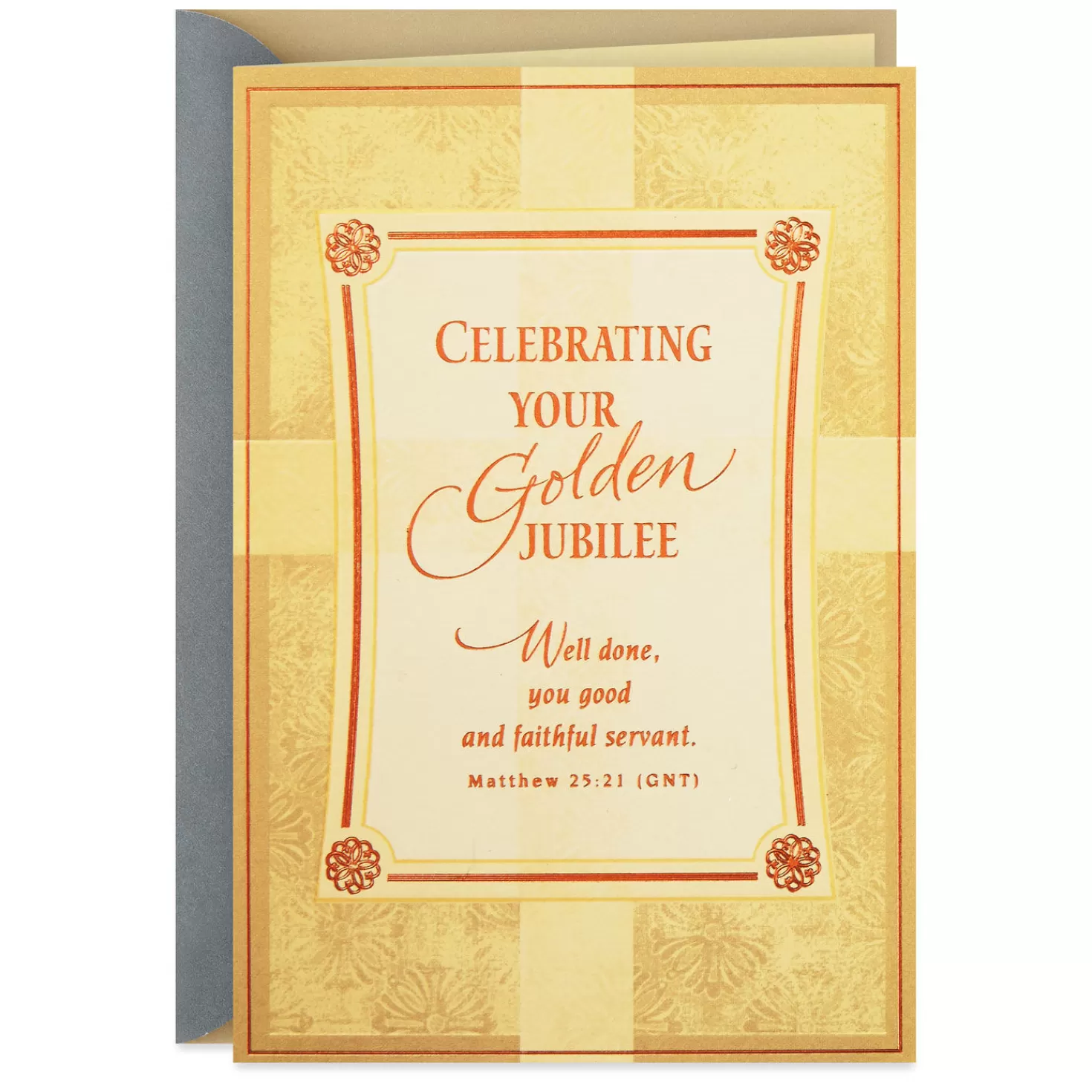 Cheap Celebrating 50 Years Of Christian Service Religious Golden Jubilee Card Congratulations