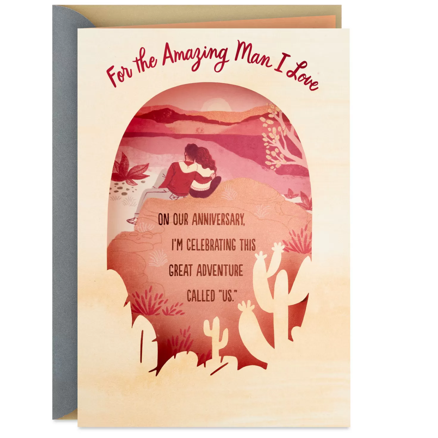 Anniversary>Hallmark Celebrating Our Great Adventure Anniversary Card For Him