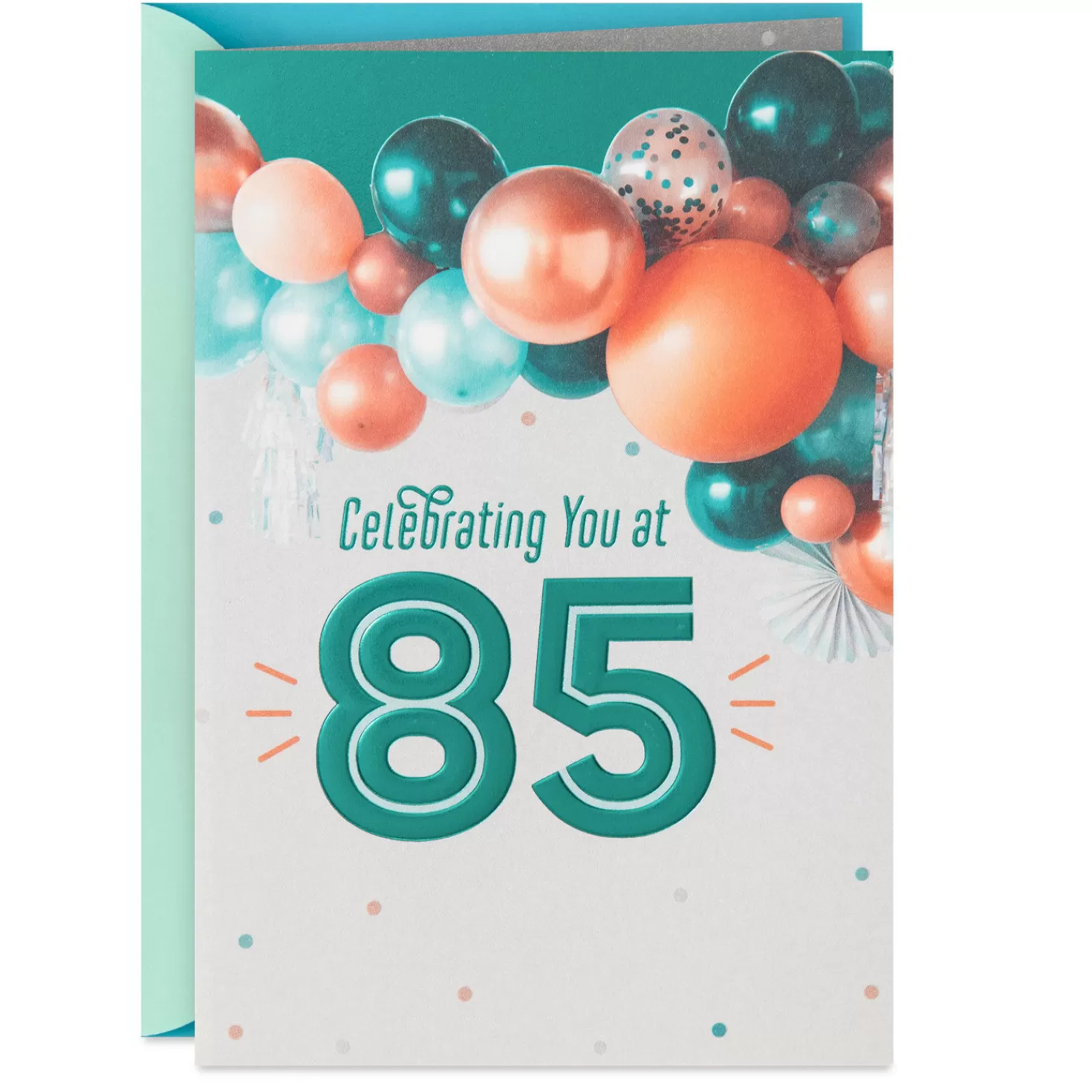 Birthday>Hallmark Celebrating You At 85 Balloons 85Th Birthday Card