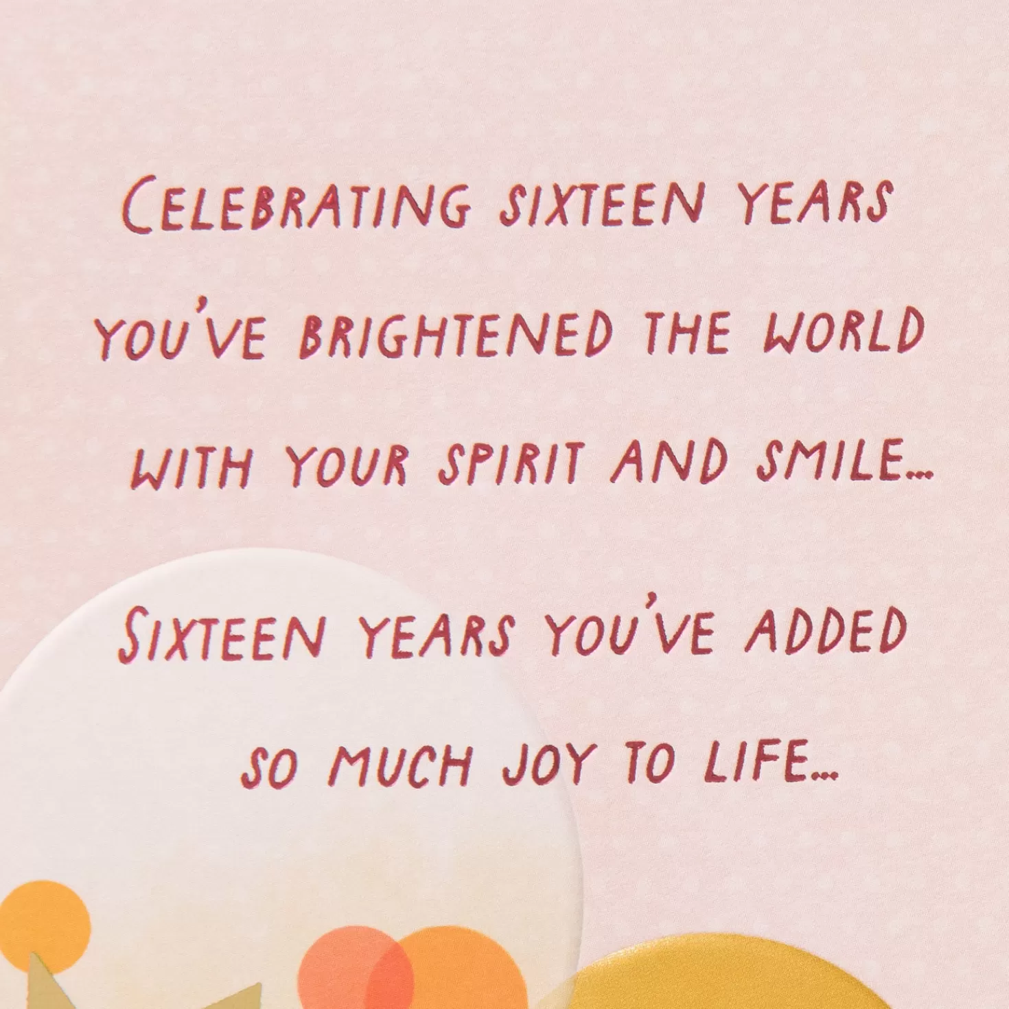Birthday>Hallmark Celebrating You Balloons 16Th Birthday Card For Granddaughter