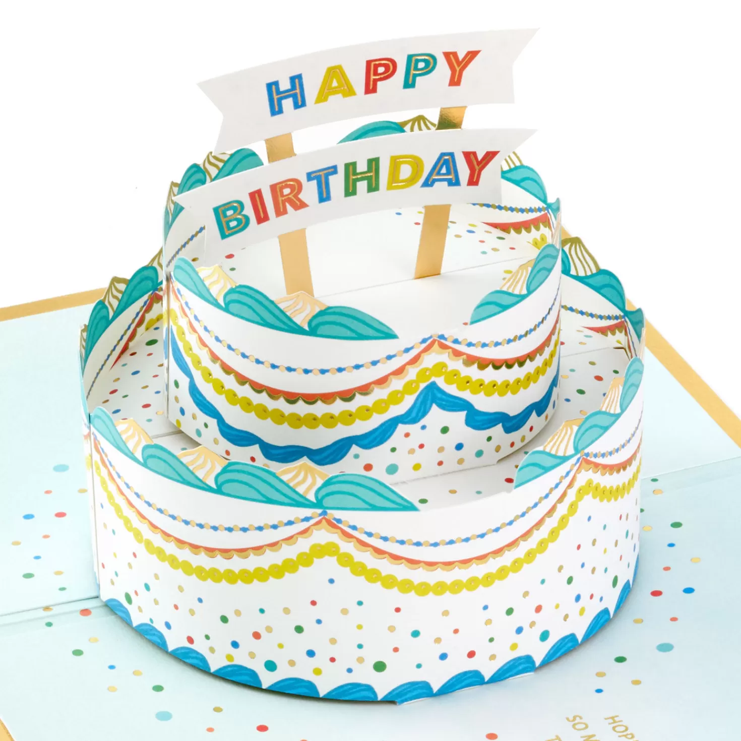Birthday>Hallmark Celebrating You Cake 3D Pop-Up Birthday Card