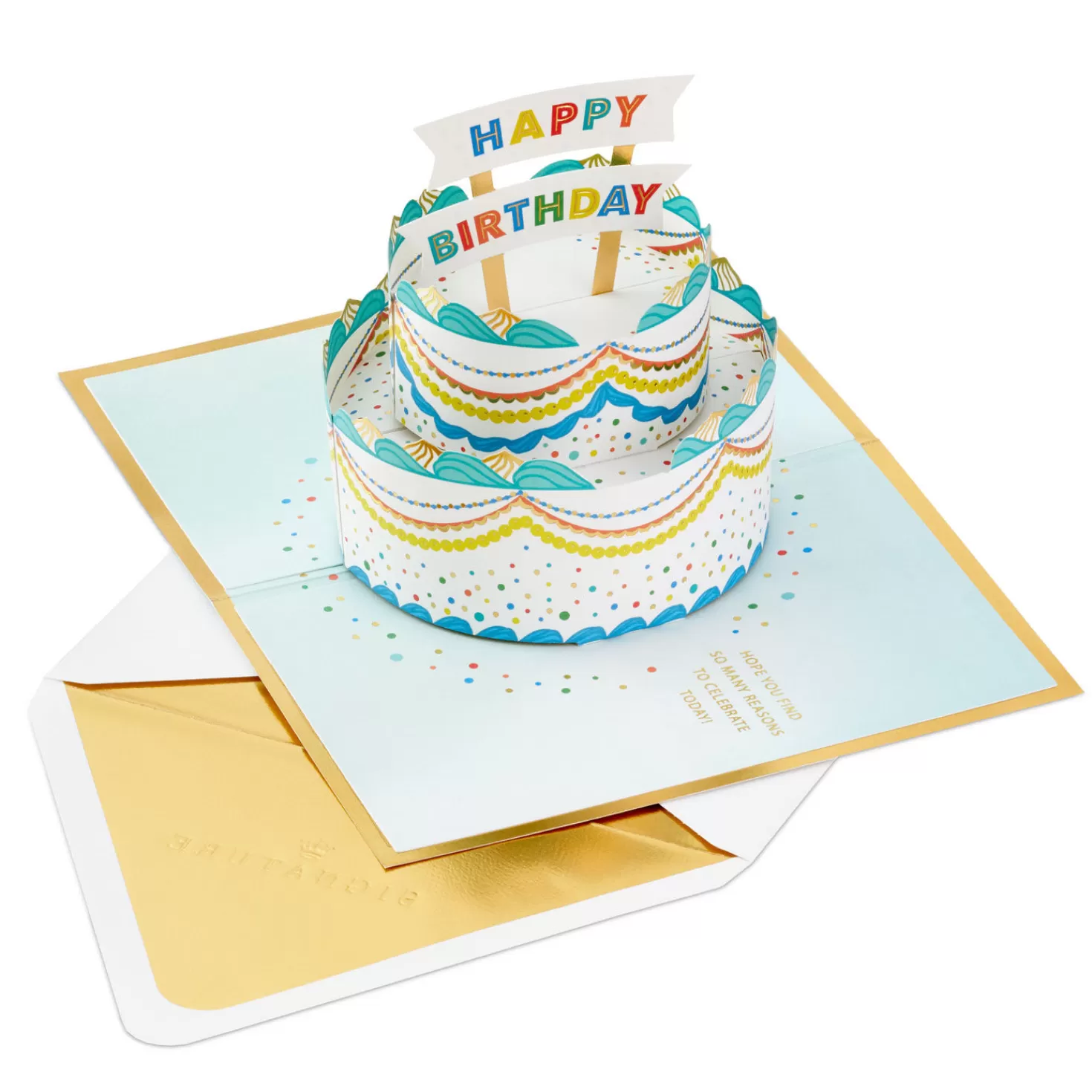 Birthday>Hallmark Celebrating You Cake 3D Pop-Up Birthday Card