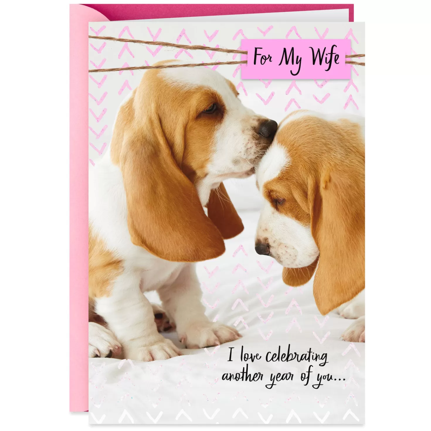 Birthday>Hallmark Celebrating You Cute Puppies Birthday Card For Wife