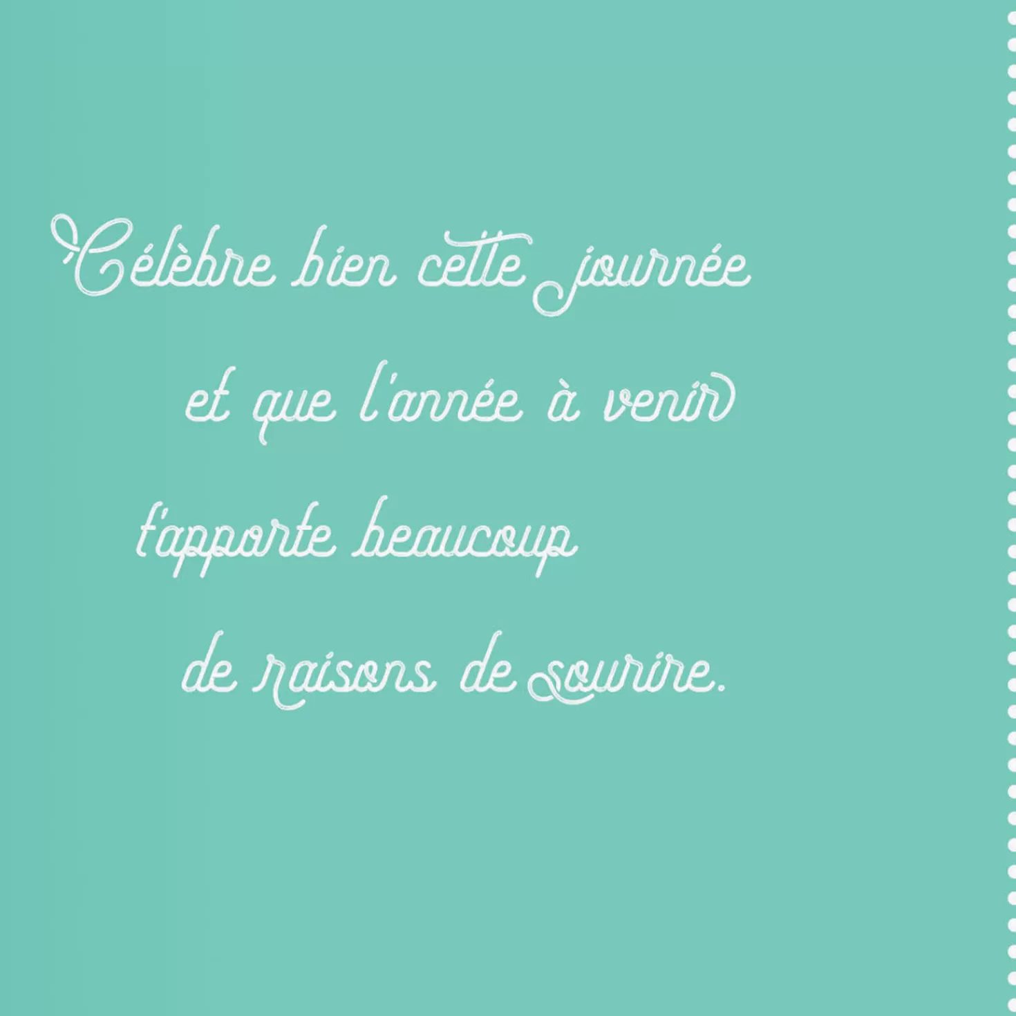 Birthday>Hallmark Celebrating You French-Language Birthday Card