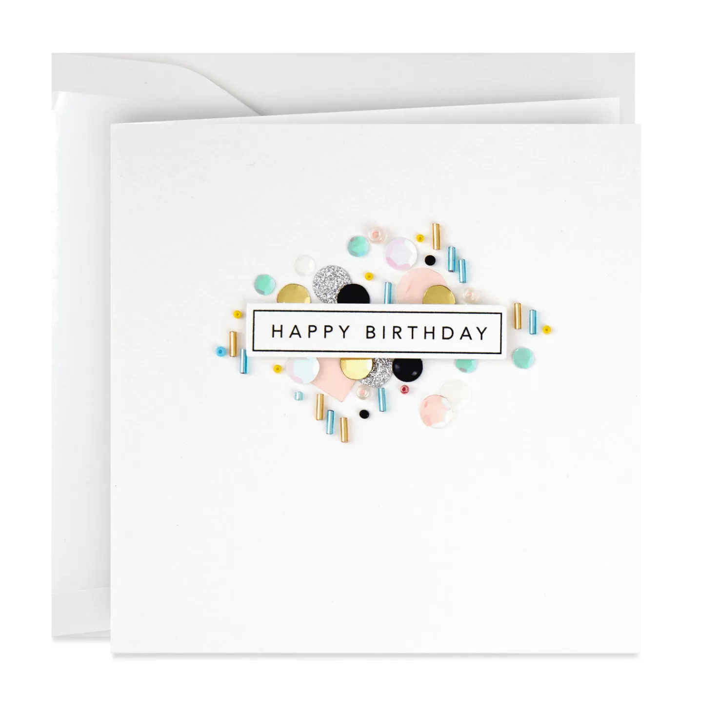 Birthday>Hallmark Celebrating You Sequins Birthday Card
