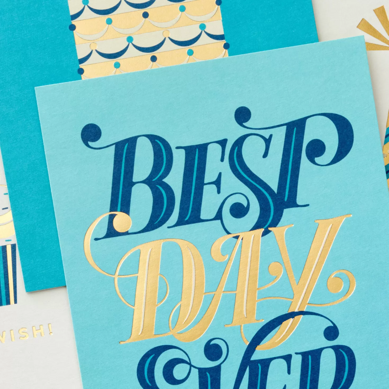 Birthday>Hallmark Celebration In Blue Boxed Birthday Cards Assortment, Pack Of 12