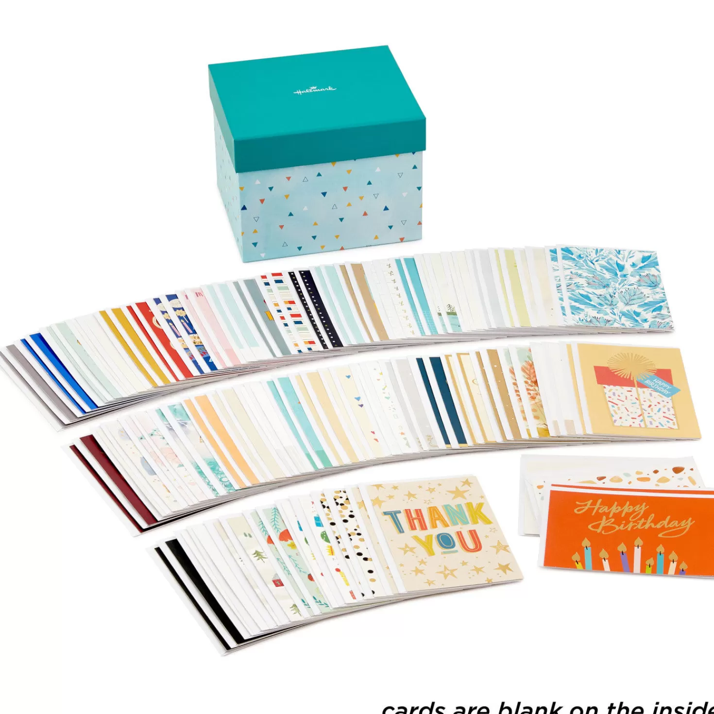 Birthday>Hallmark Cheerful Celebrations Boxed All-Occasion Cards Assortment, Pack Of 100